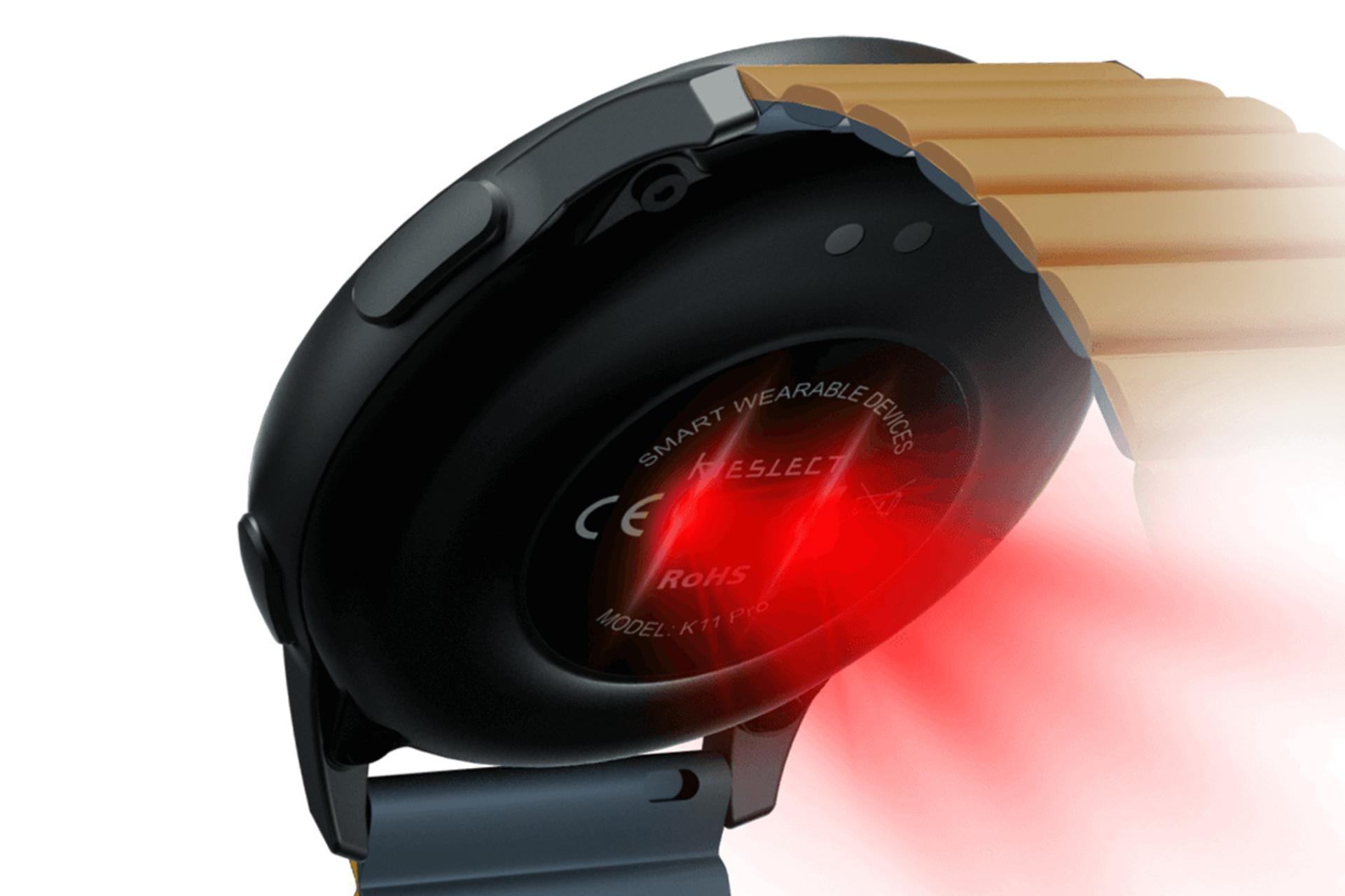 نمای پشتی ساعت هوشمند کیسلکت Kieslect K11 Pro