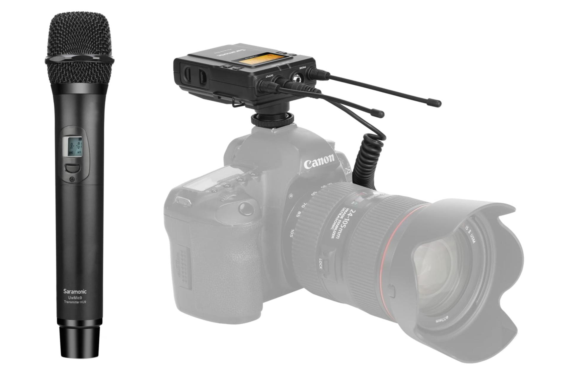 کانکتور میکروفون سارامونیک Saramonic UwMic9 Kit4