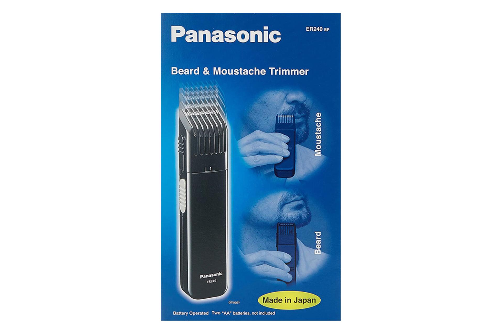 ماشین اصلاح و ریش تراش پاناسونیک Panasonic ER240 بسته بندی