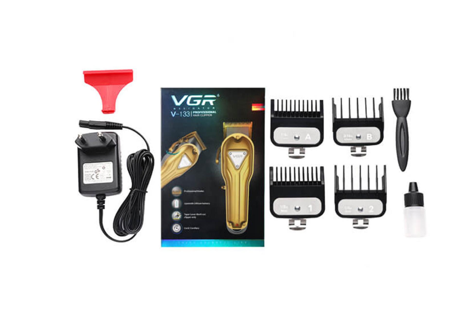 ماشین اصلاح و ریش تراش وی جی ار VGR V-133 بسته بندی