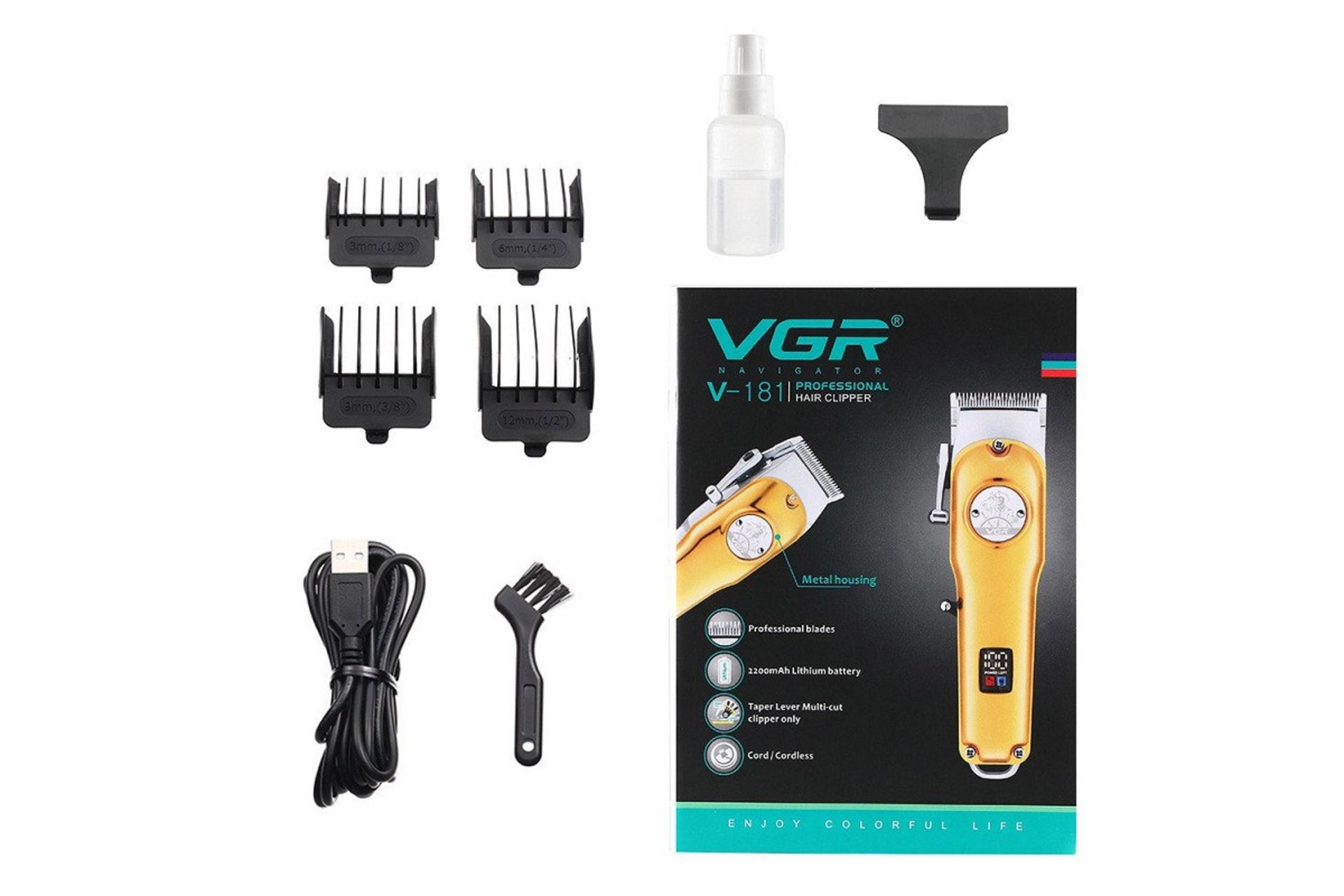 ماشین اصلاح و ریش تراش وی جی ار VGR V-181 بسته بندی