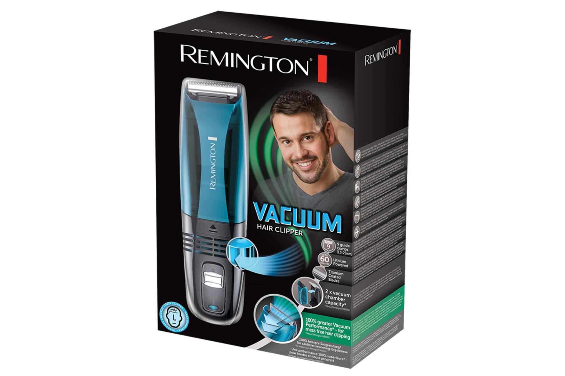 ماشین اصلاح و ریش تراش رمینگتون Remington Vacuum HC6550 بسته بندی