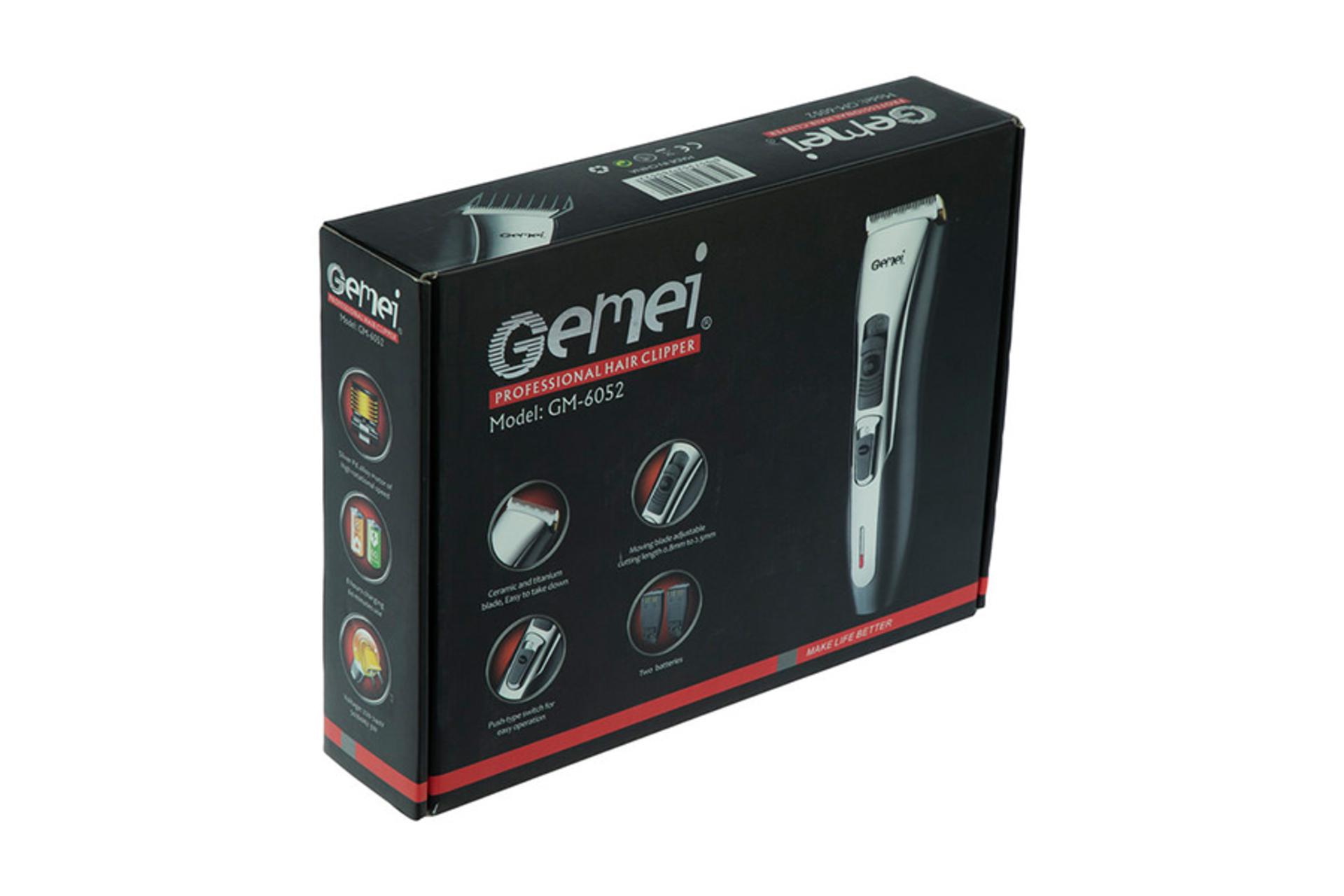 ماشین اصلاح و ریش تراش جیمی Gemei GM-6052 جعبه