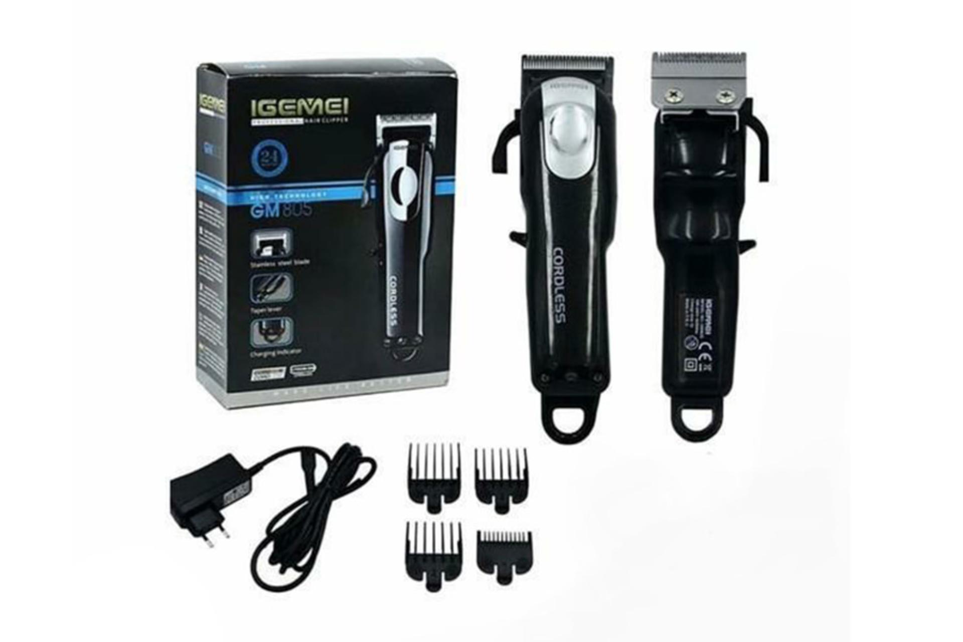 ماشین اصلاح و ریش تراش جیمی Gemei GM-805 بسته بندی