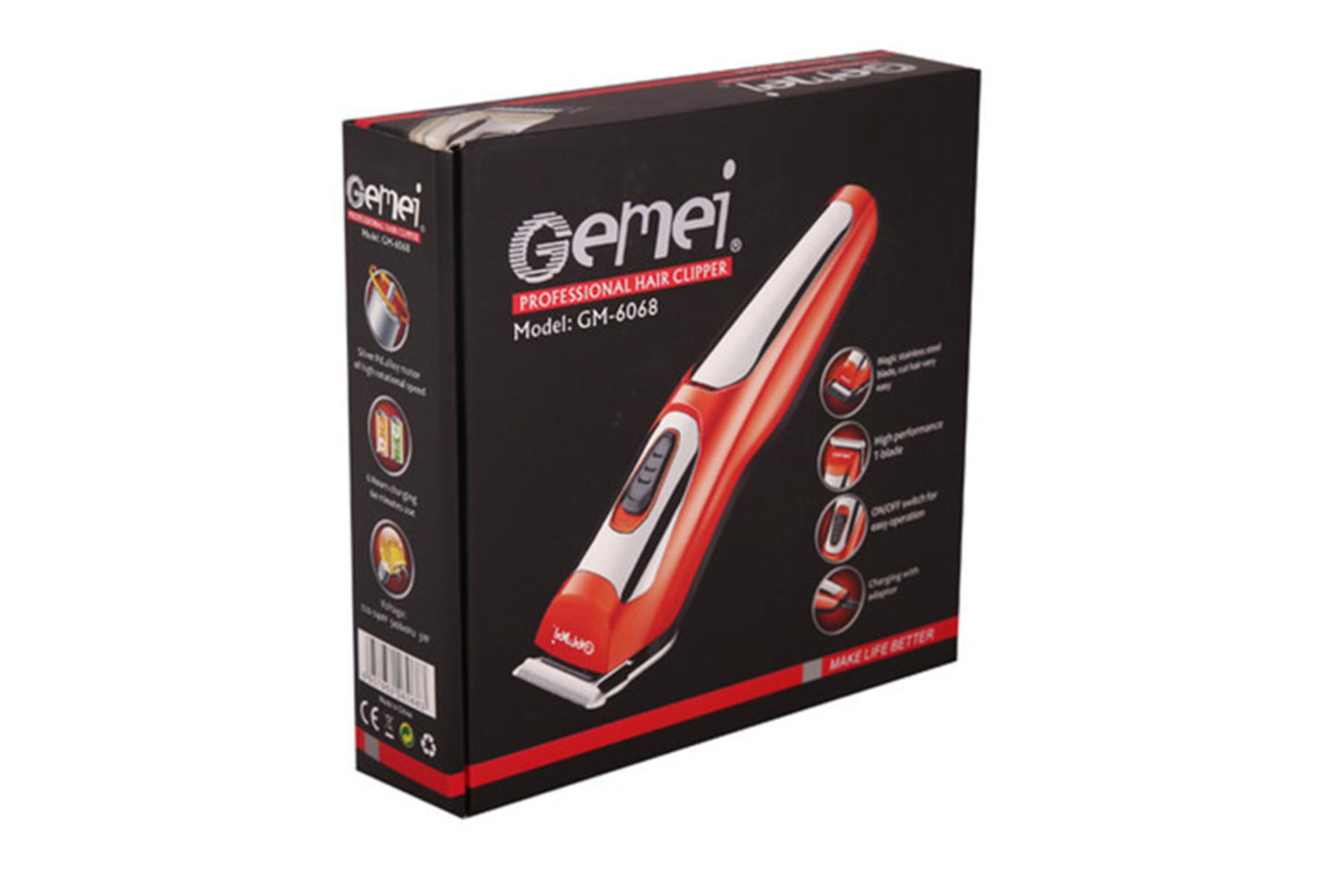 ماشین اصلاح و ریش تراش جیمی Gemei GM-6068 جعبه