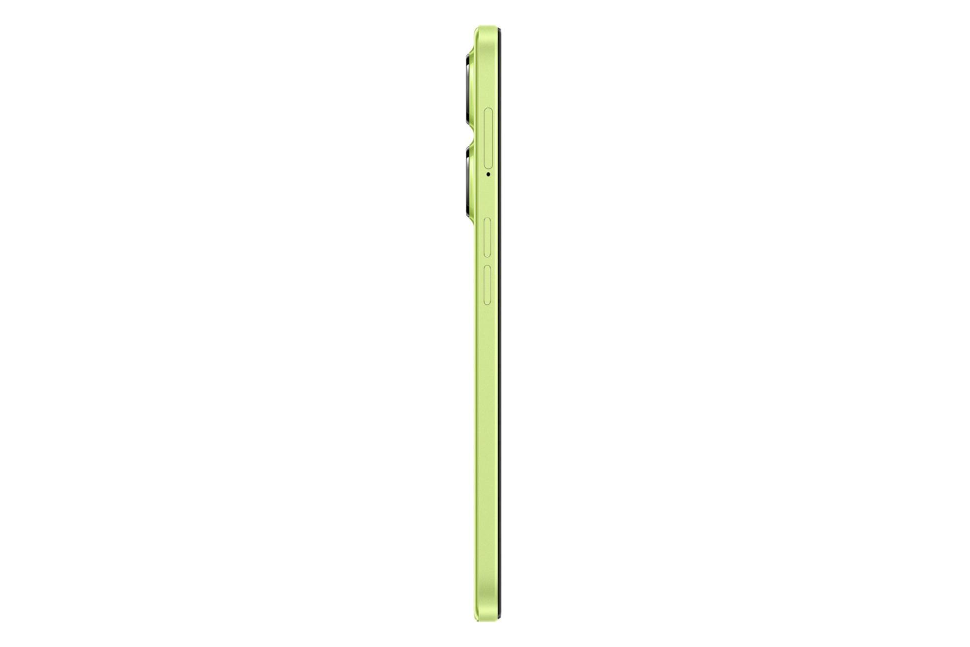 نمای جانبی گوشی موبایل وان پلاس نورد CE 3 لایت / OnePlus Nord CE 3 Lite سبز لیمویی