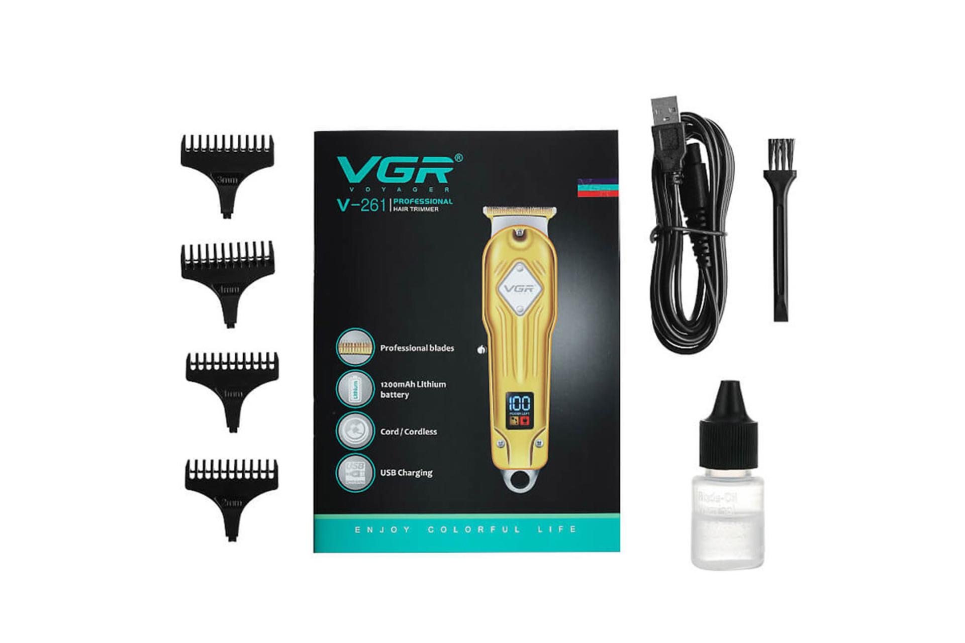 ماشین اصلاح و ریش تراش وی جی ار VGR V-261 بسته بندی