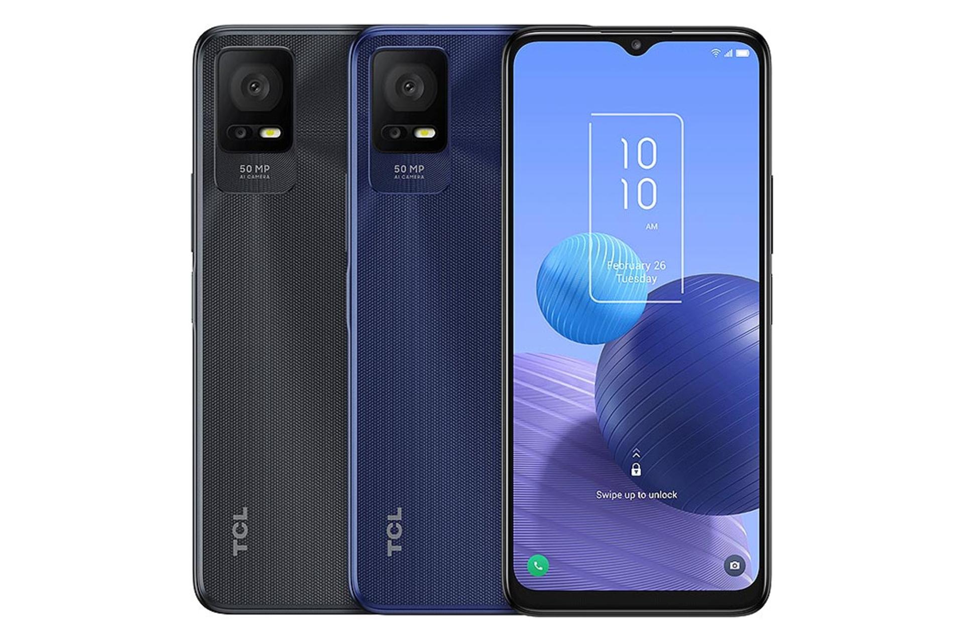 رنگ های مختلف گوشی موبایل تی سی ال TCL 408