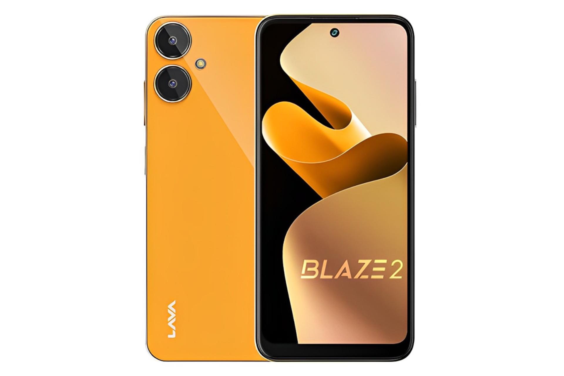 گوشی موبایل لاوا Lava Blaze 2 نارنجی