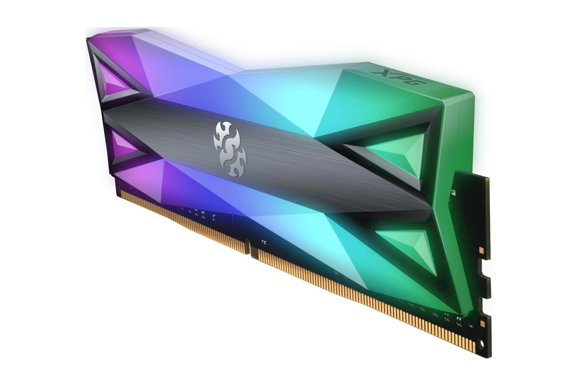 نمای کنار رم ای دیتا XPG SPECTRIX D60G ظرفیت 8 گیگابایت از نوع DDR4-4133
