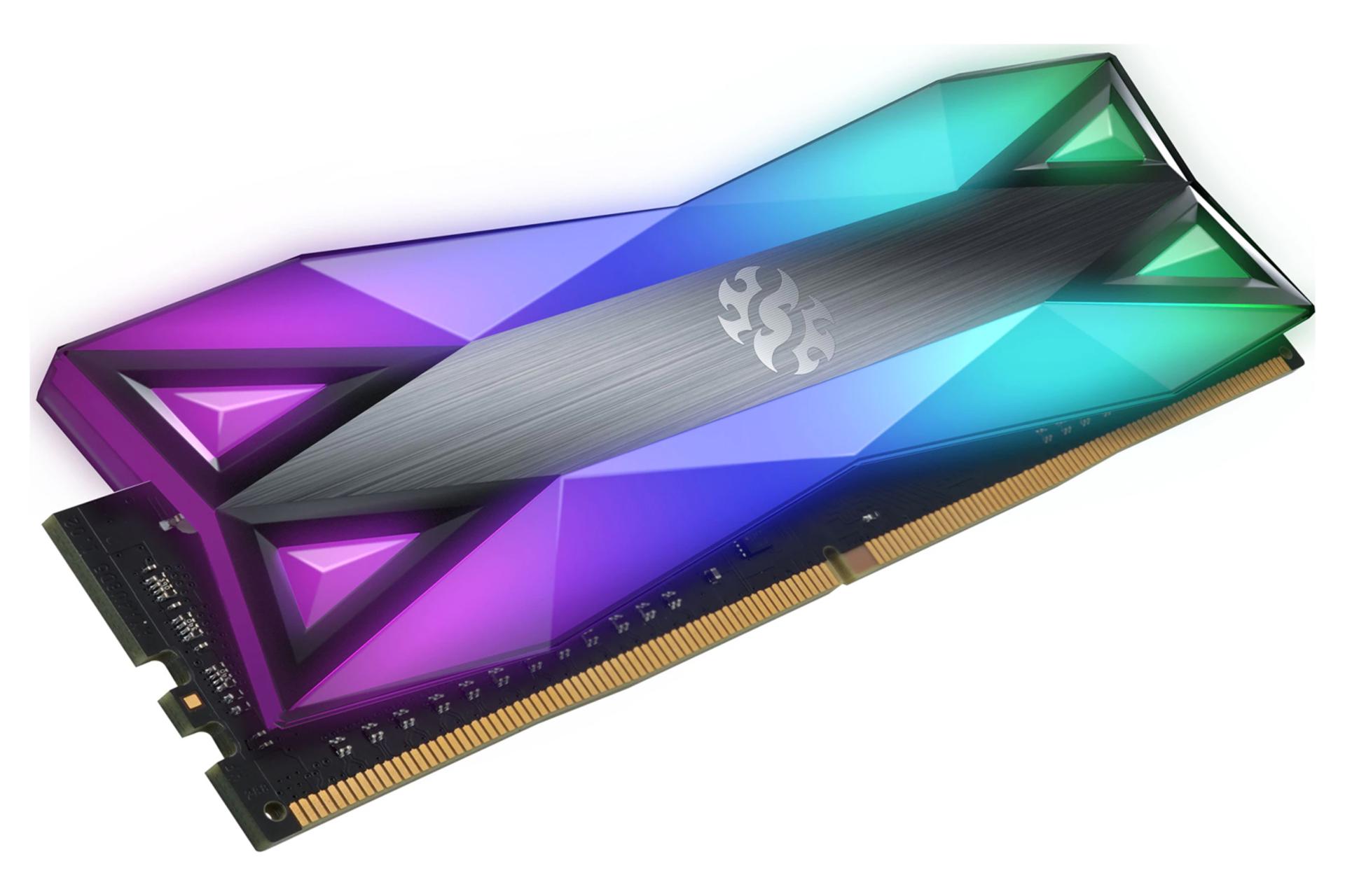 نمای بالا رم ای دیتا XPG SPECTRIX D60G ظرفیت 8 گیگابایت از نوع DDR4-4133