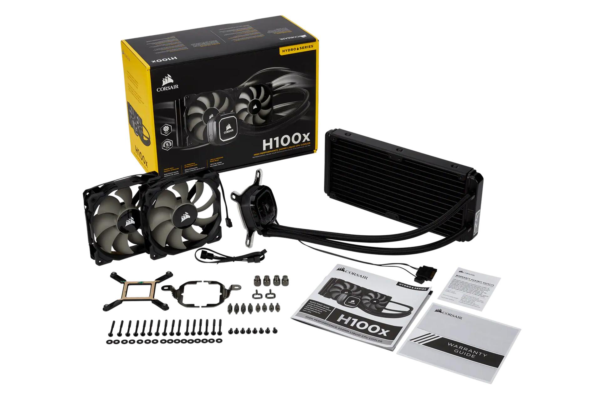 اقلام همراه خنک کننده مایع کورسیر H100X