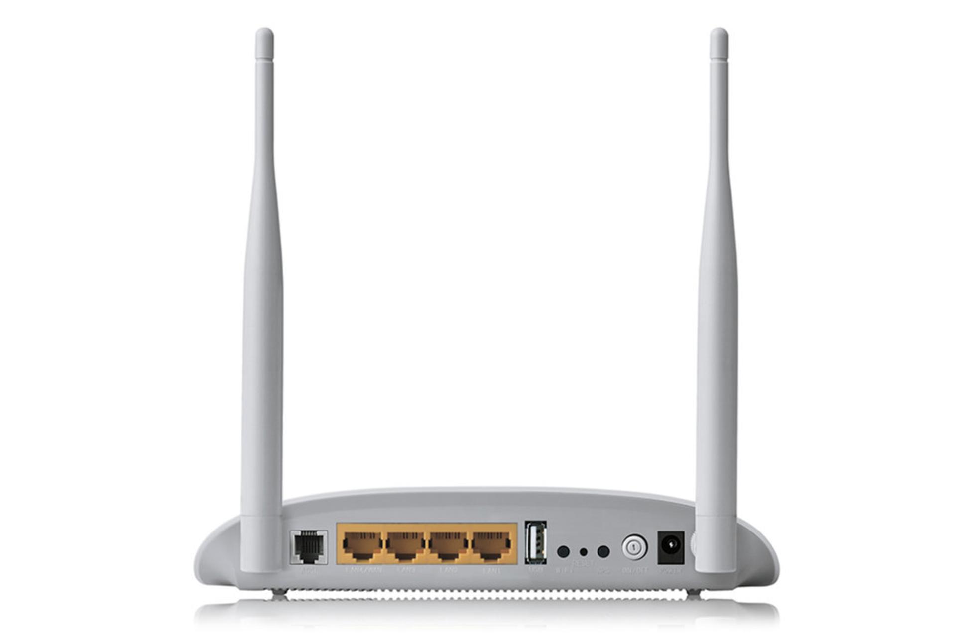 نمای پشتی مودم - روتر تی پی لینک tp-link TD-W8968