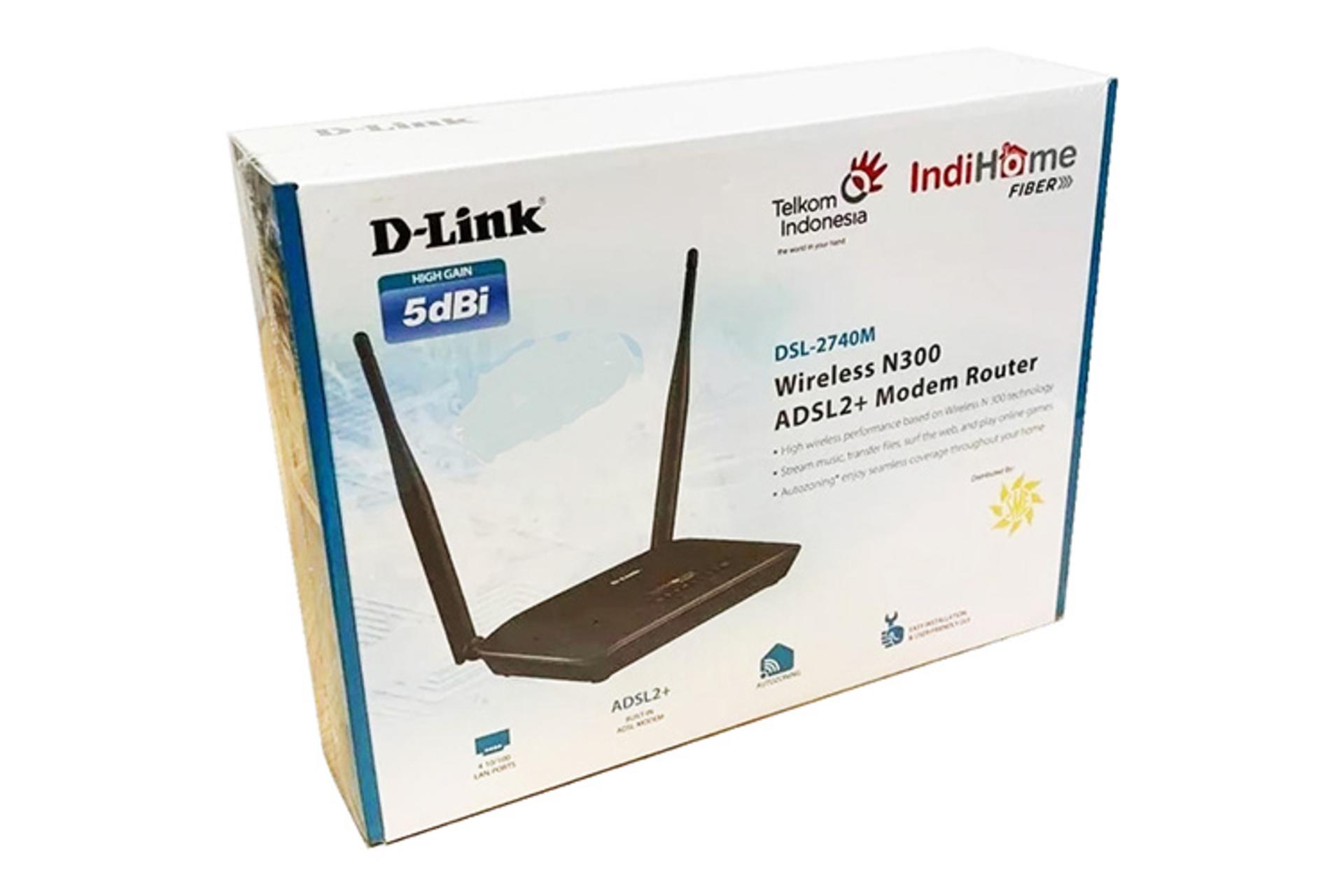 بسته‌بندی مودم - روتر دی لینک D-Link DSL-2740M