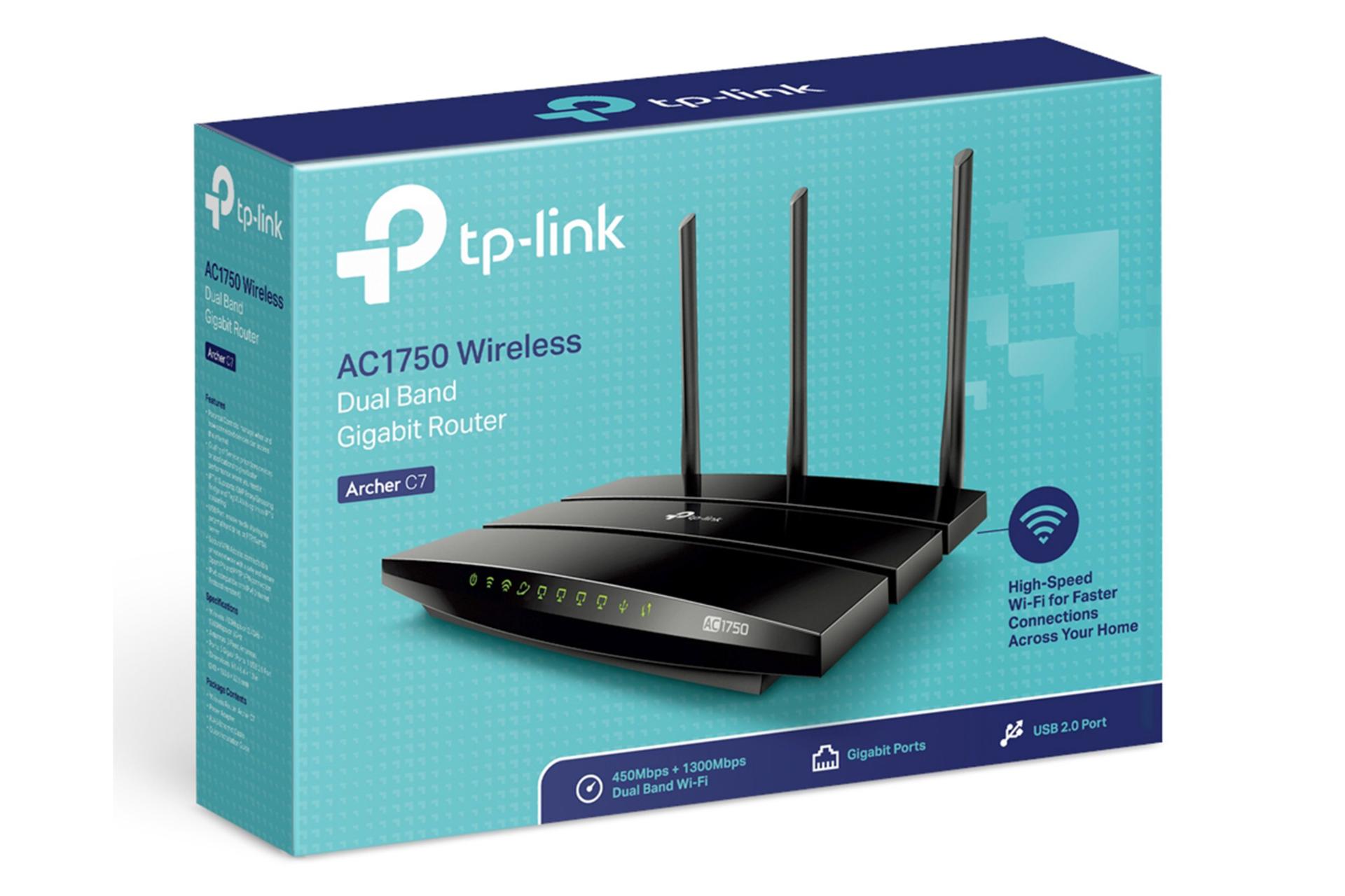 بسته‌بندی روتر تی پی لینک tp-link-archer-c7-v5