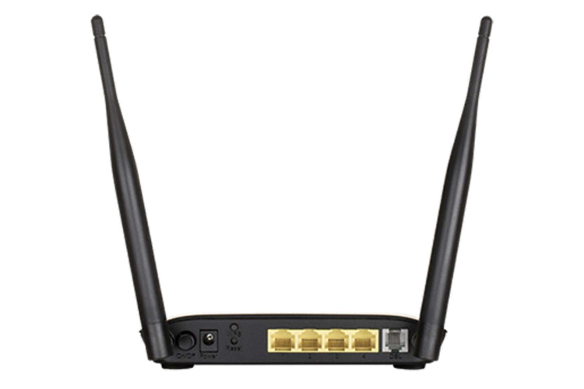 نمای پشتی مودم - روتر دی لینک D-Link DSL-2740M