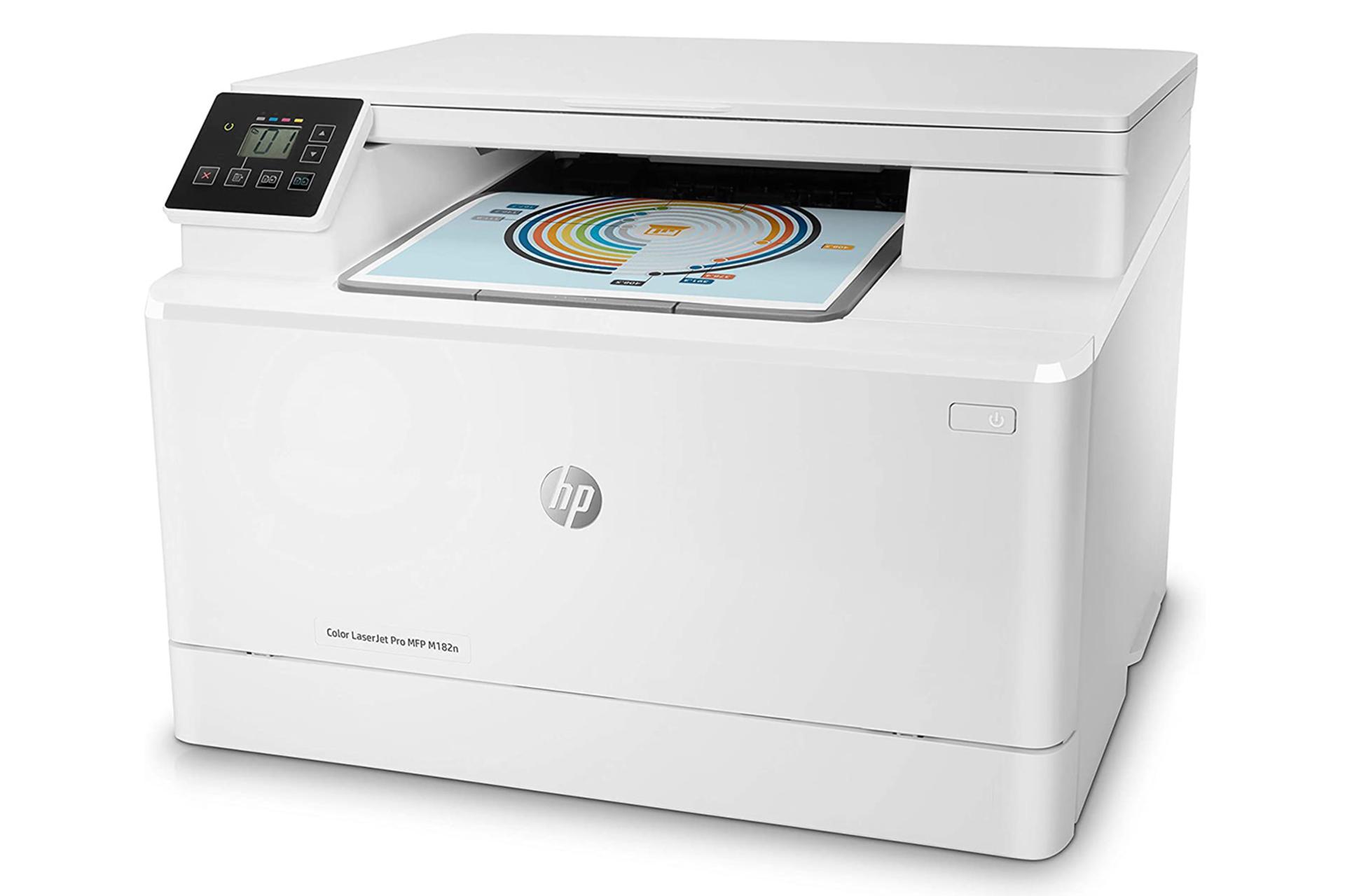 پرینتر اچ پی HP Color LaserJet Pro MFP M182n نمای جلو