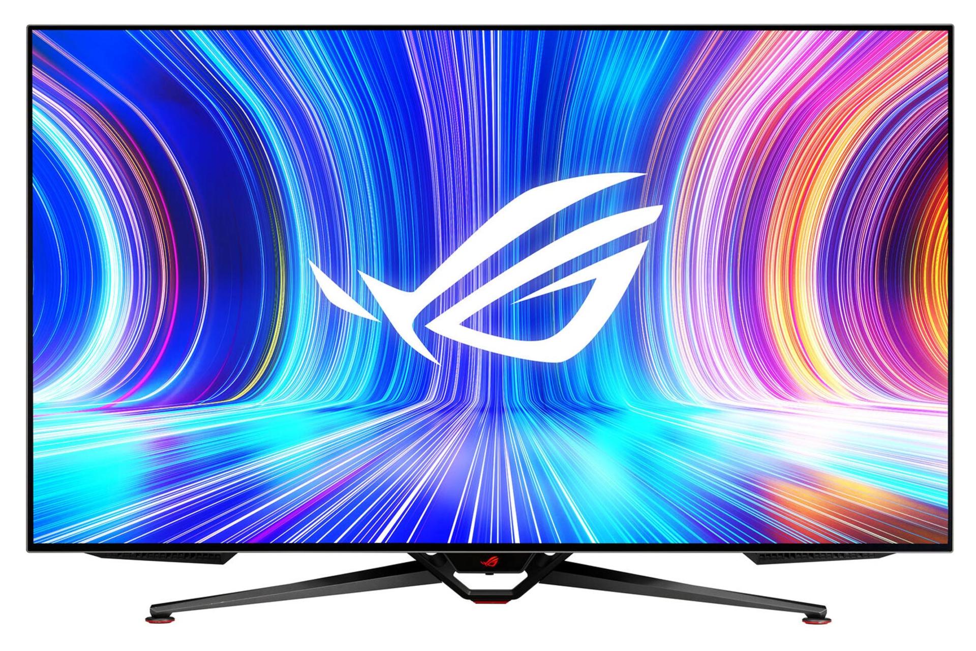 مانیتور ایسوس 48 اینچ مدل ASUS ROG Swift OLED PG48UQ نمای جلو