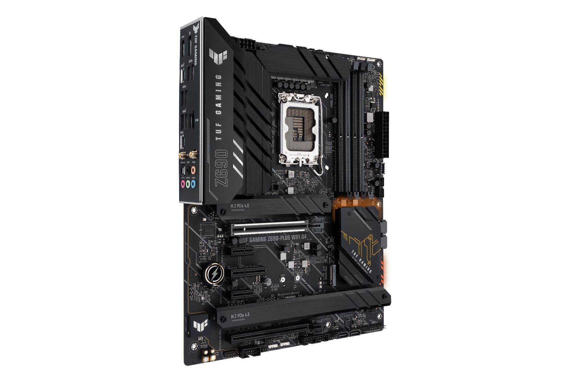 نمای چپ مادربرد ایسوس ASUS TUF GAMING Z690-PLUS WIFI D4