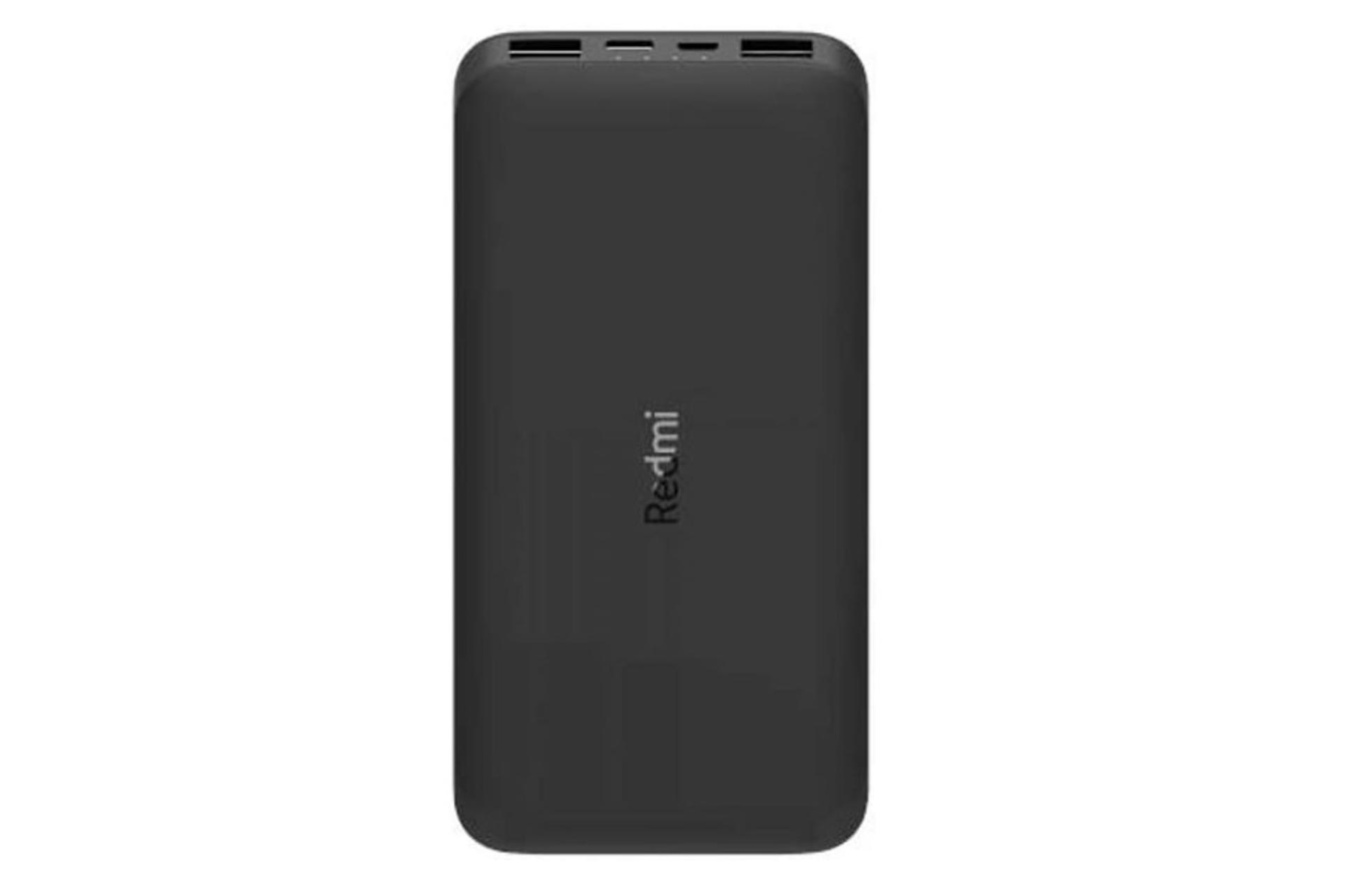 مرجع متخصصين ايران نماي روبرو پاور بانك شيائومي Redmi VXN4305GL با ظرفيت 10000 ميلي‌آمپر ساعت