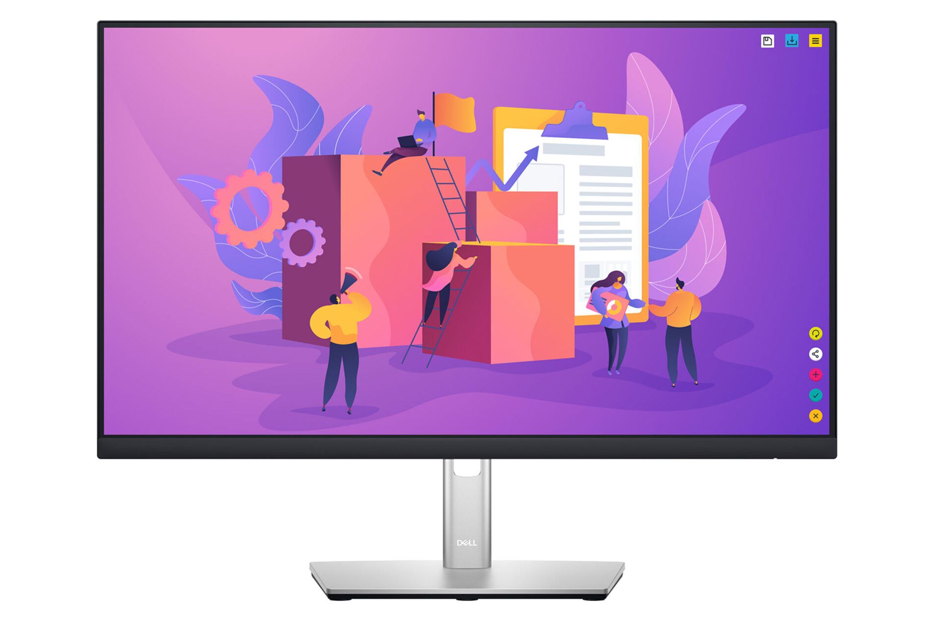 مانیتور دل 24 اینچ مدل P2422H نمای جلو