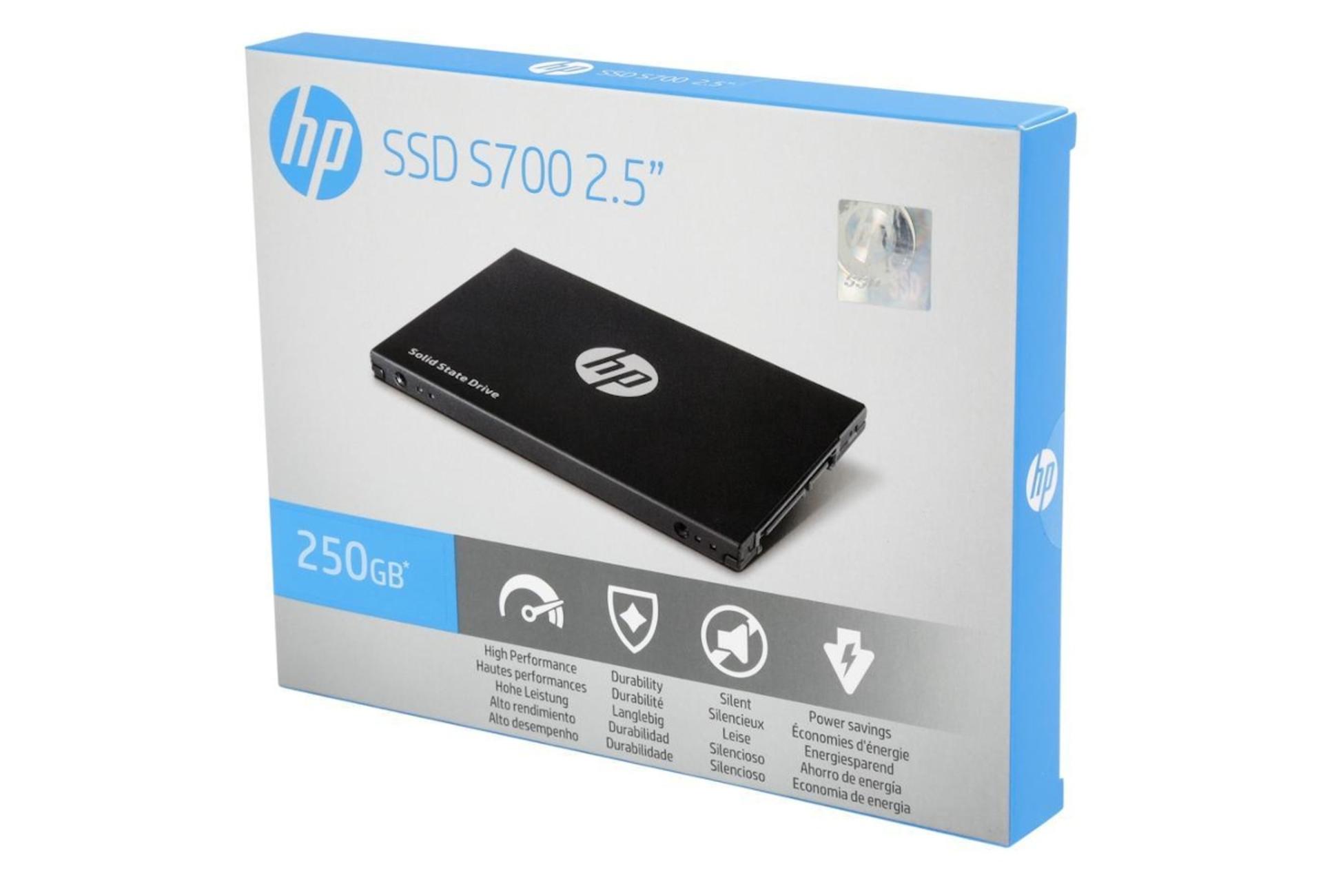 جعبه SSD اچ پی HP S700 SATA 2.5 Inch 250GB ظرفیت 250 گیگابایت