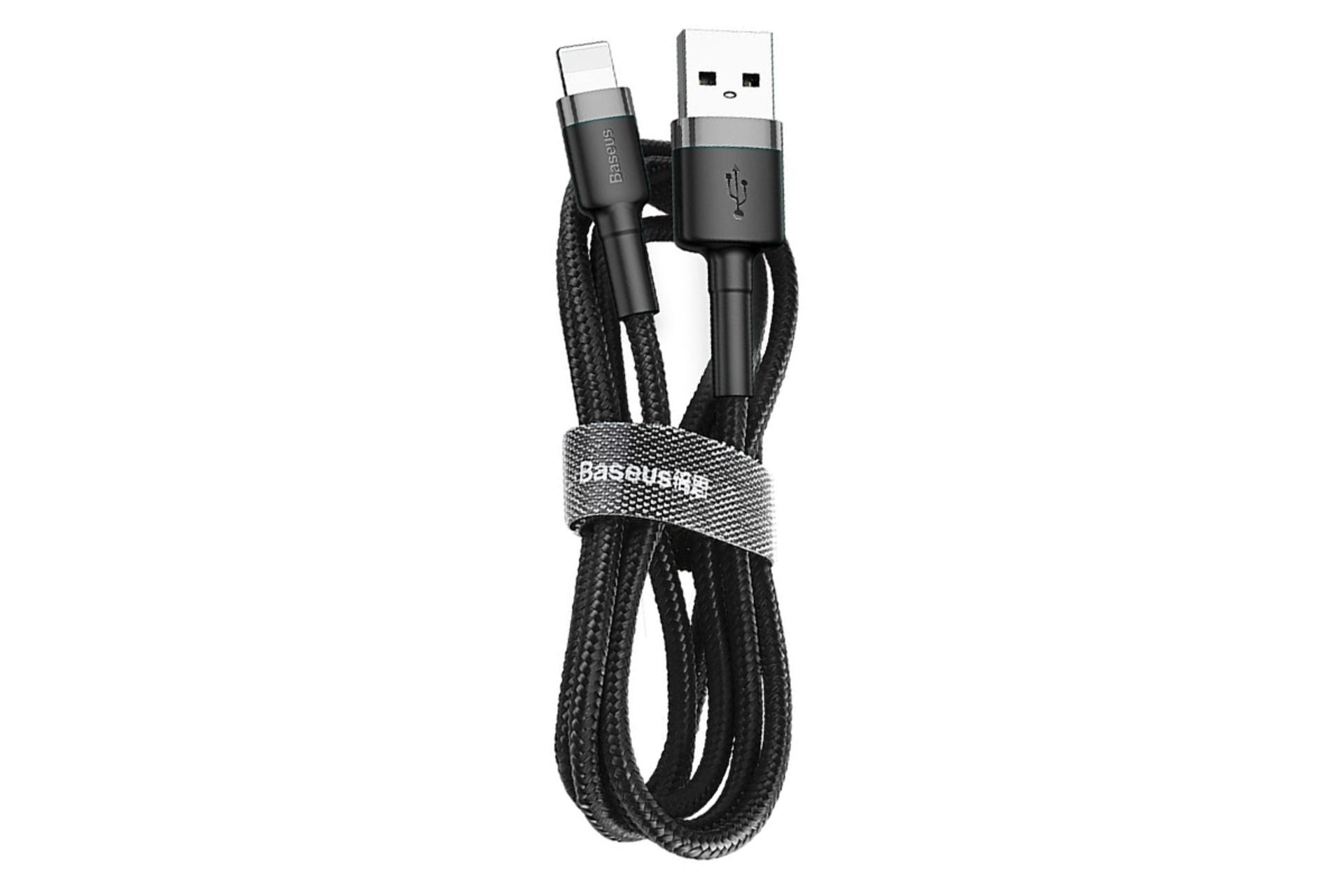 طول کابل شارژ USB باسئوس USB به Lightning مدل Cafule با طول 0.5 متر