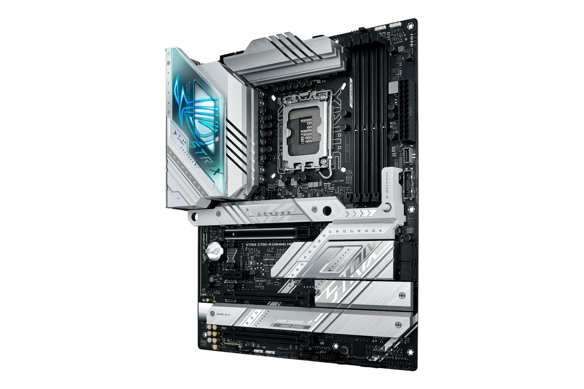 نمای کناری مادربرد ایسوس ASUS ROG STRIX Z790-A GAMING WIFI D4