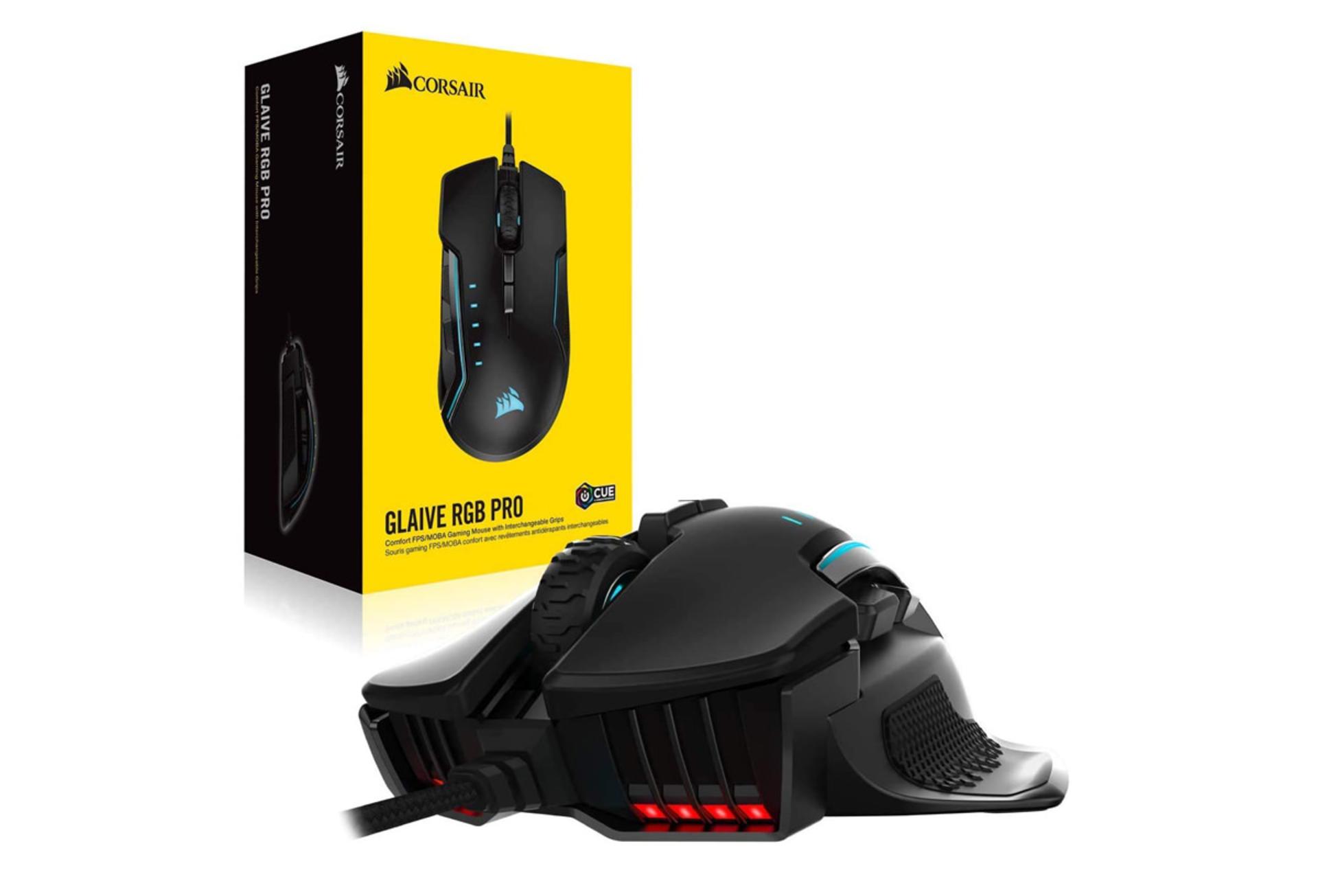 جعبه ماوس کورسیر GLAIVE RGB PRO