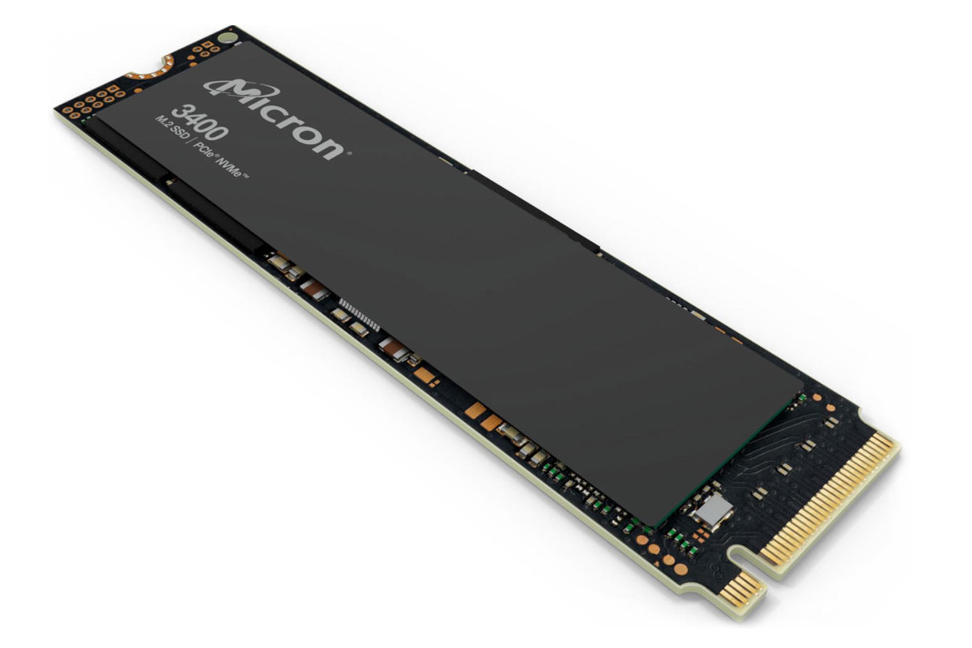 نمای راست SSD مایکرون 3400 NVMe M.2