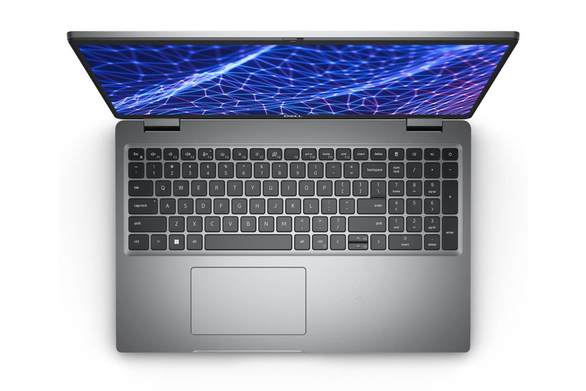 لپ تاپ دل Dell Latitude 5530 نمای بالا و کیبورد