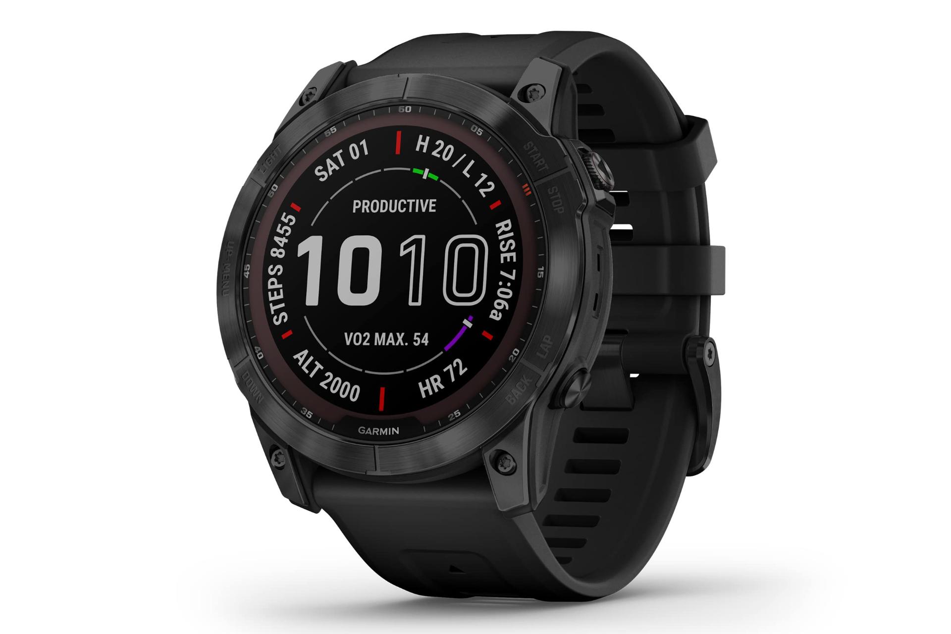 ساعت هوشمند گارمین فنیکس Garmin Fenix 7X Sapphire Solar مشکی