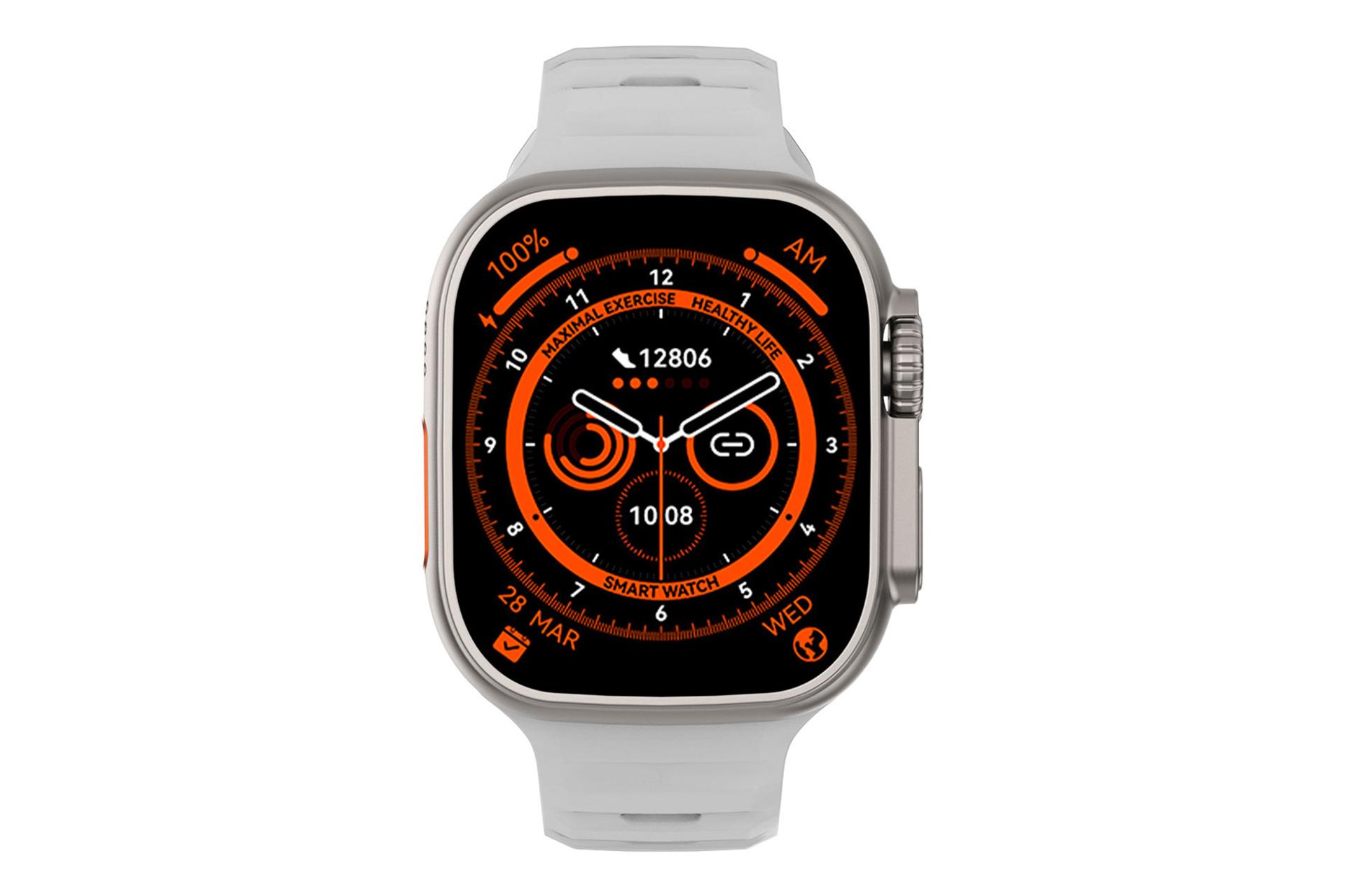 نمای جلوی ساعت هوشمند دی تی نامبر وان DT NO.1 DT8 Ultra