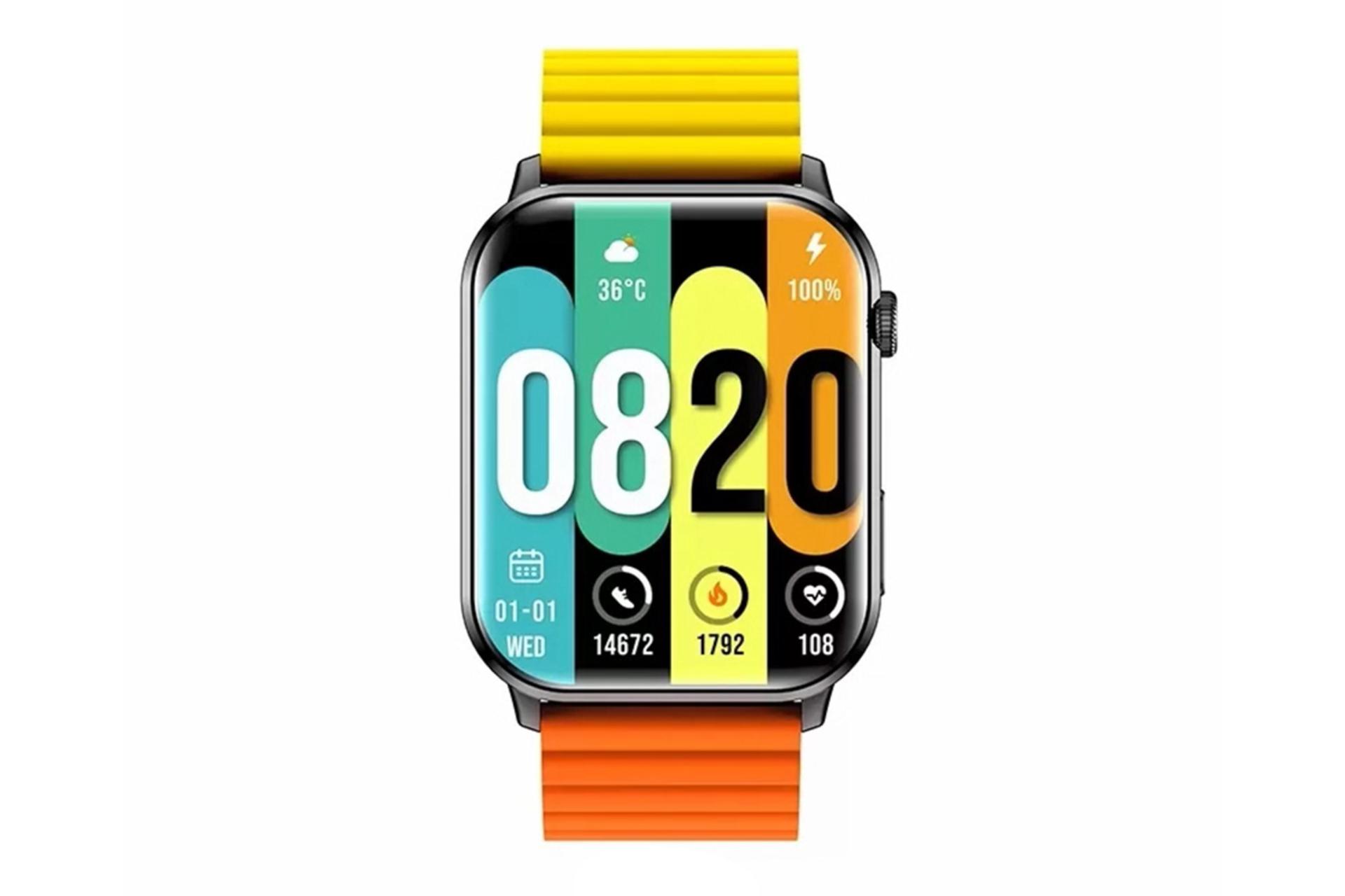 نمای جلوی ساعت هوشمند کیسلکت Kieslect Ks