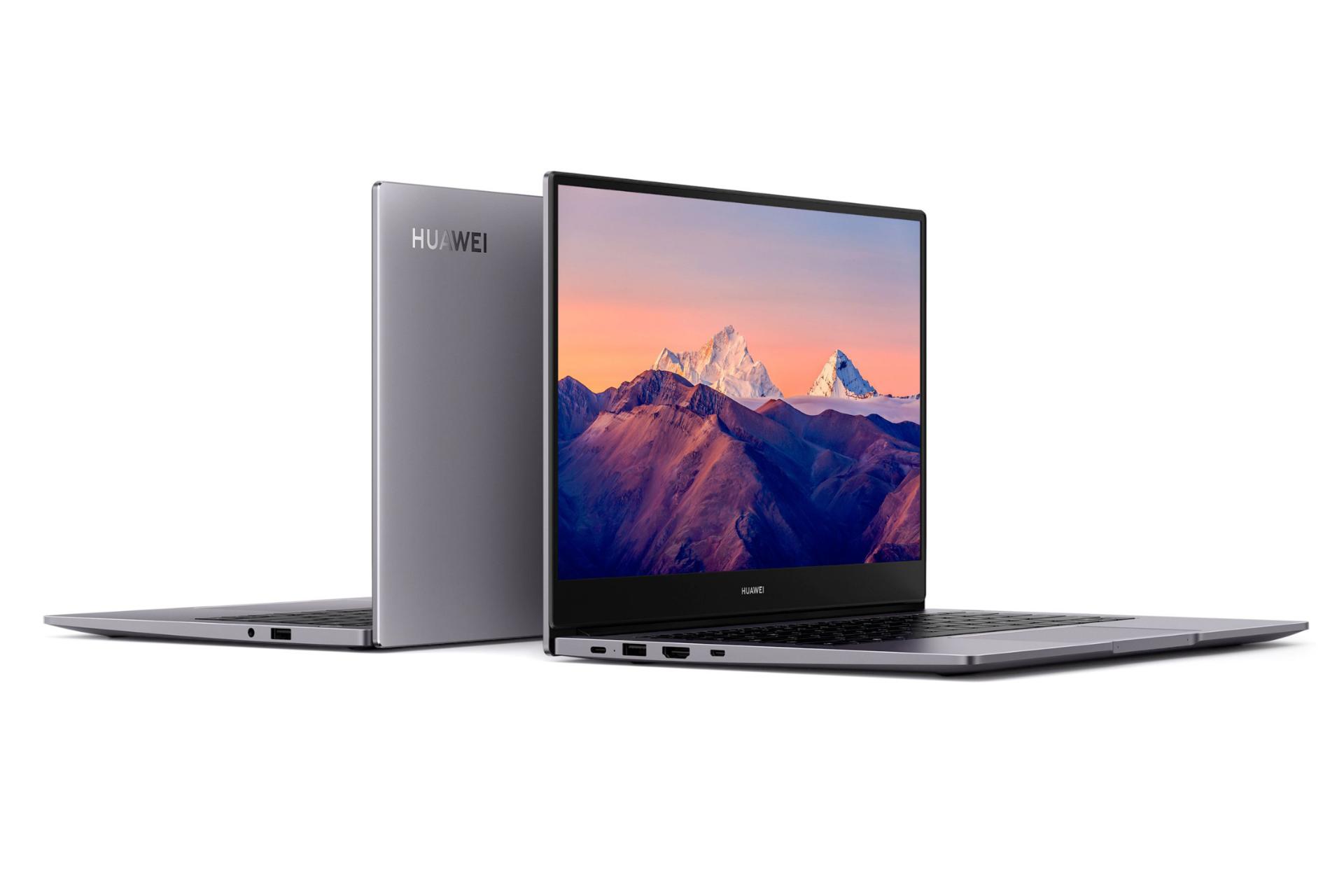 لپ تاپ هواوی Huawei MateBook B3-420 نمای جلو و پشت