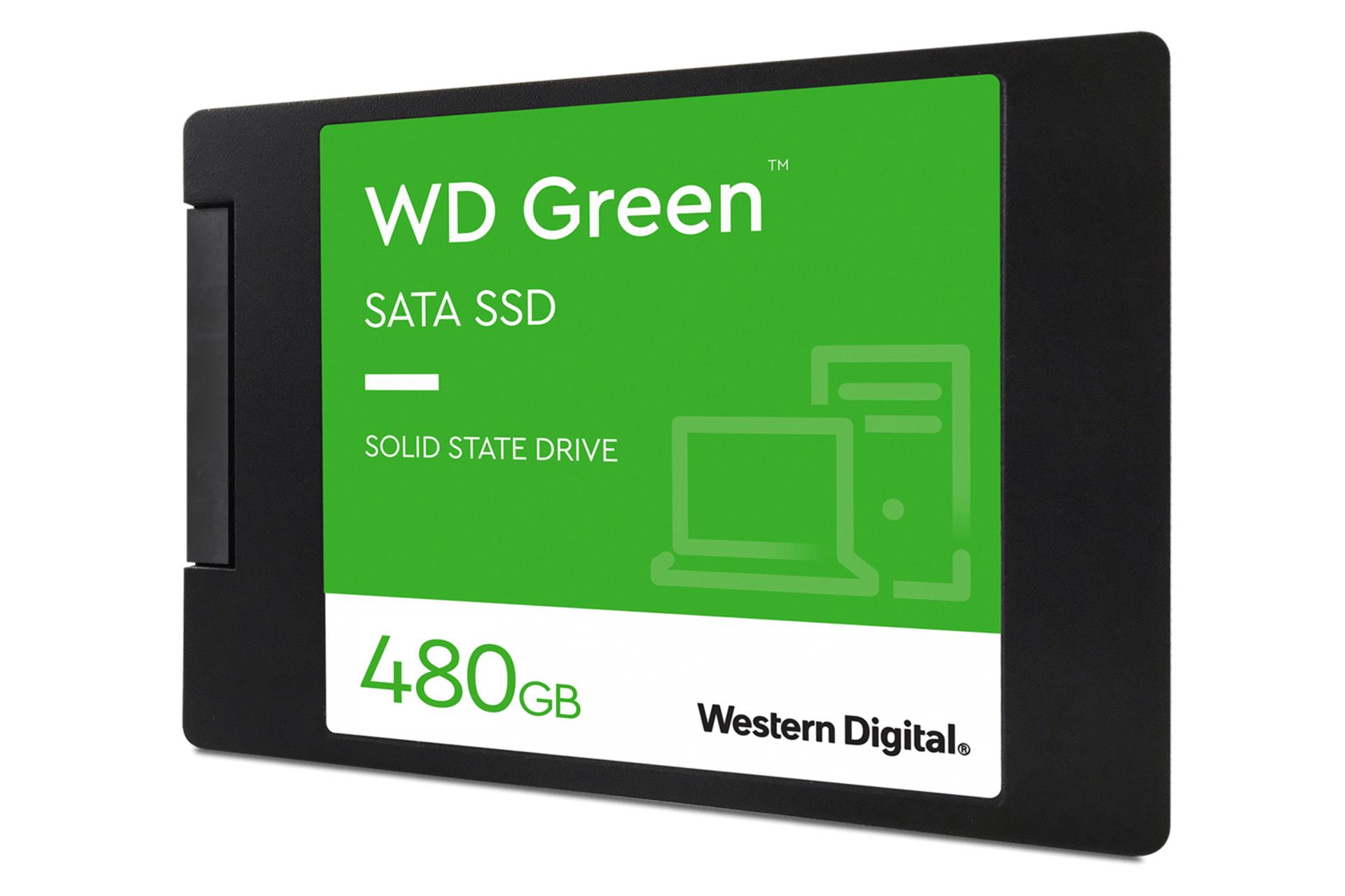 نمای راست SSD وسترن دیجیتال Green WDS240G3G0A