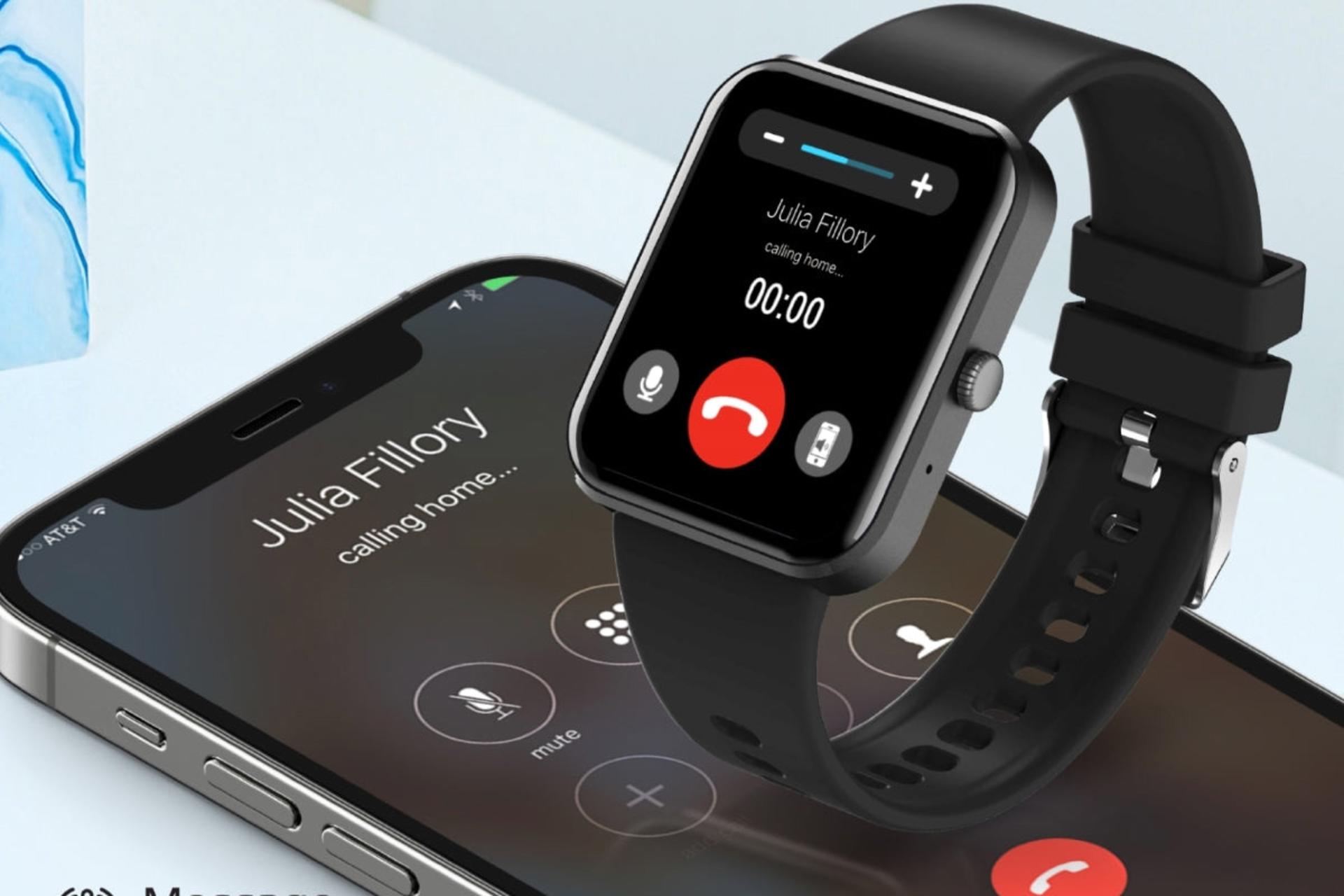 نمای کناری ساعت هوشمند پرومیت Promate XWatch-B18