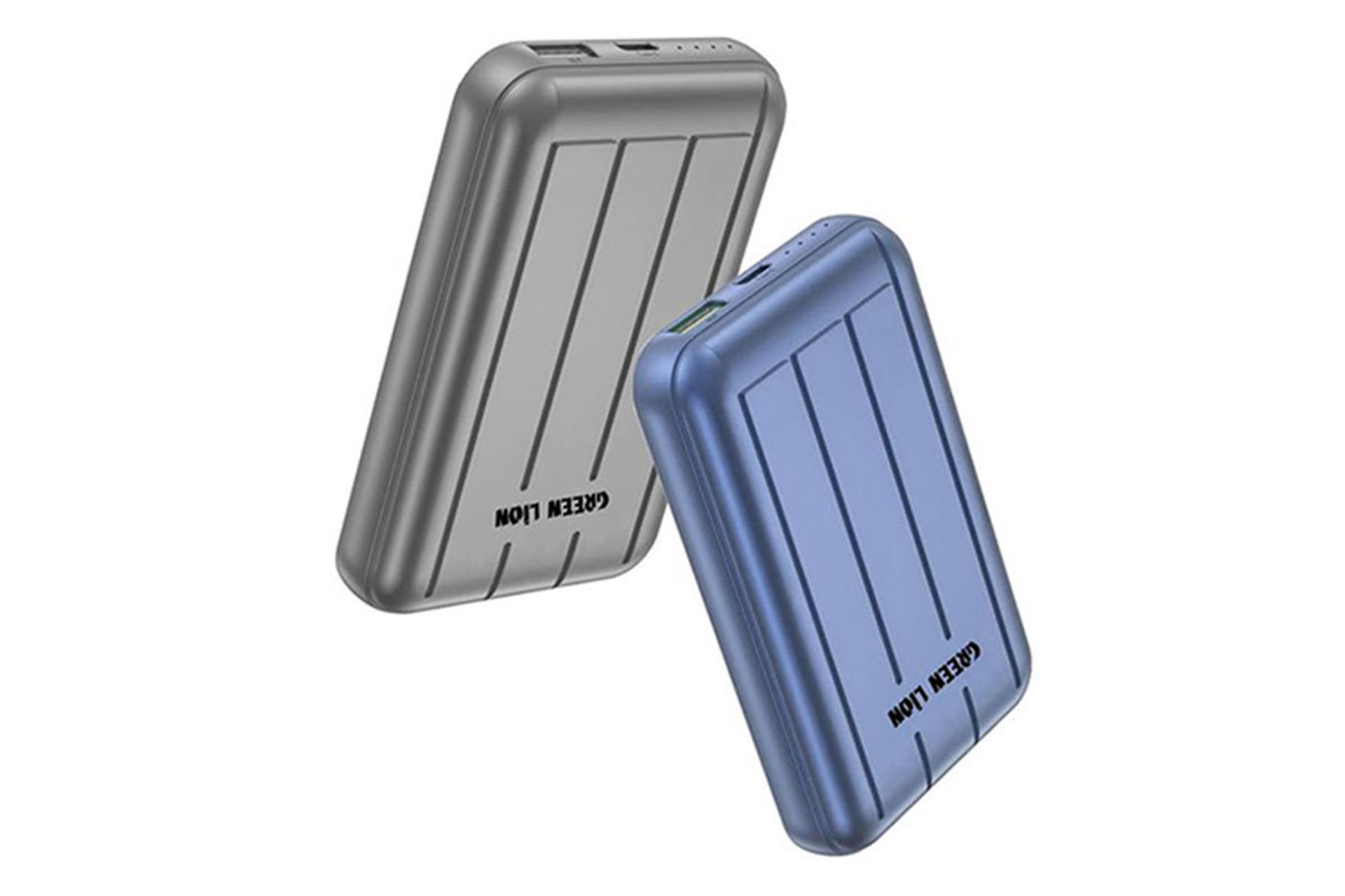 نمای پشتی پاوربانک گرین لیون Magsafe با ظرفیت 10000 میلی‌آمپر ساعت