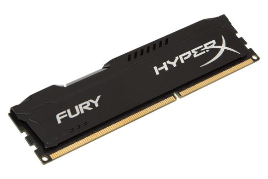 رم هایپر ایکس Fury ظرفیت 32 گیگابایت از نوع DDR4-3200 نمای جانبی