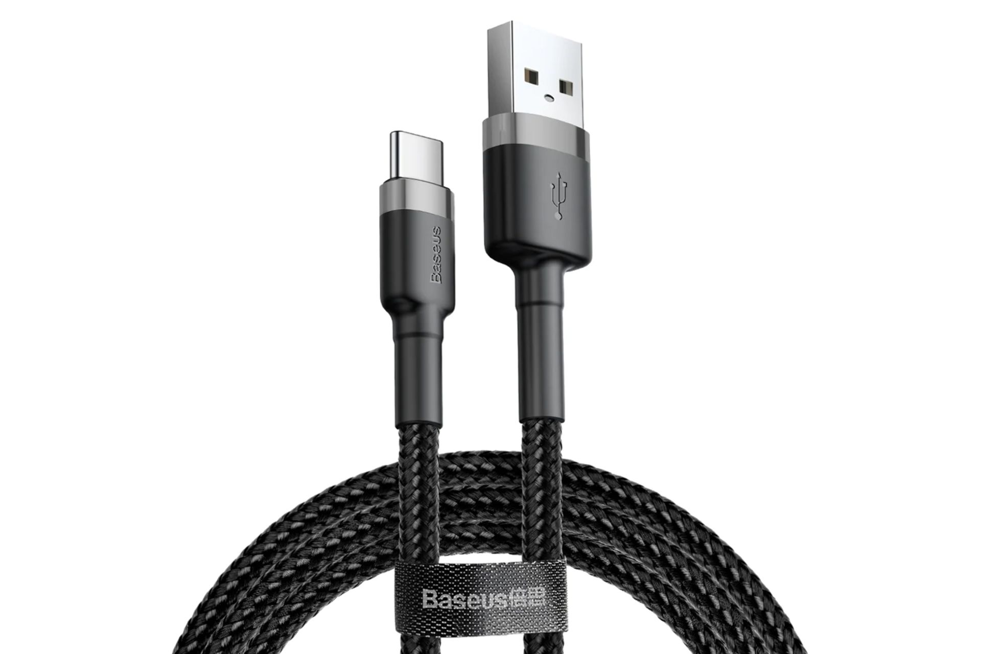 طول کابل شارژ USB باسئوس USB به Type-C مدل Cafule با طول 1 متر