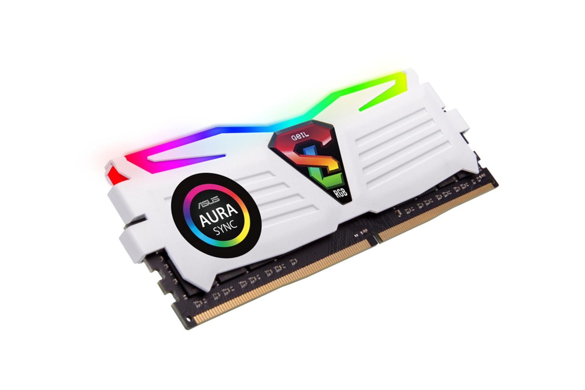 نمای کناری رم گیل Super Luce RGB SYNC ظرفیت 16 گیگابایت از نوع DDR4-3200