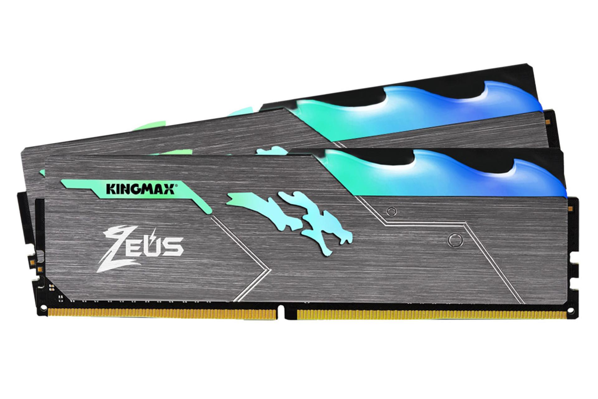 رم کینگ مکس Zeus Dragon RGB ظرفیت 32 گیگابایت (2x16) از نوع DDR4-3200