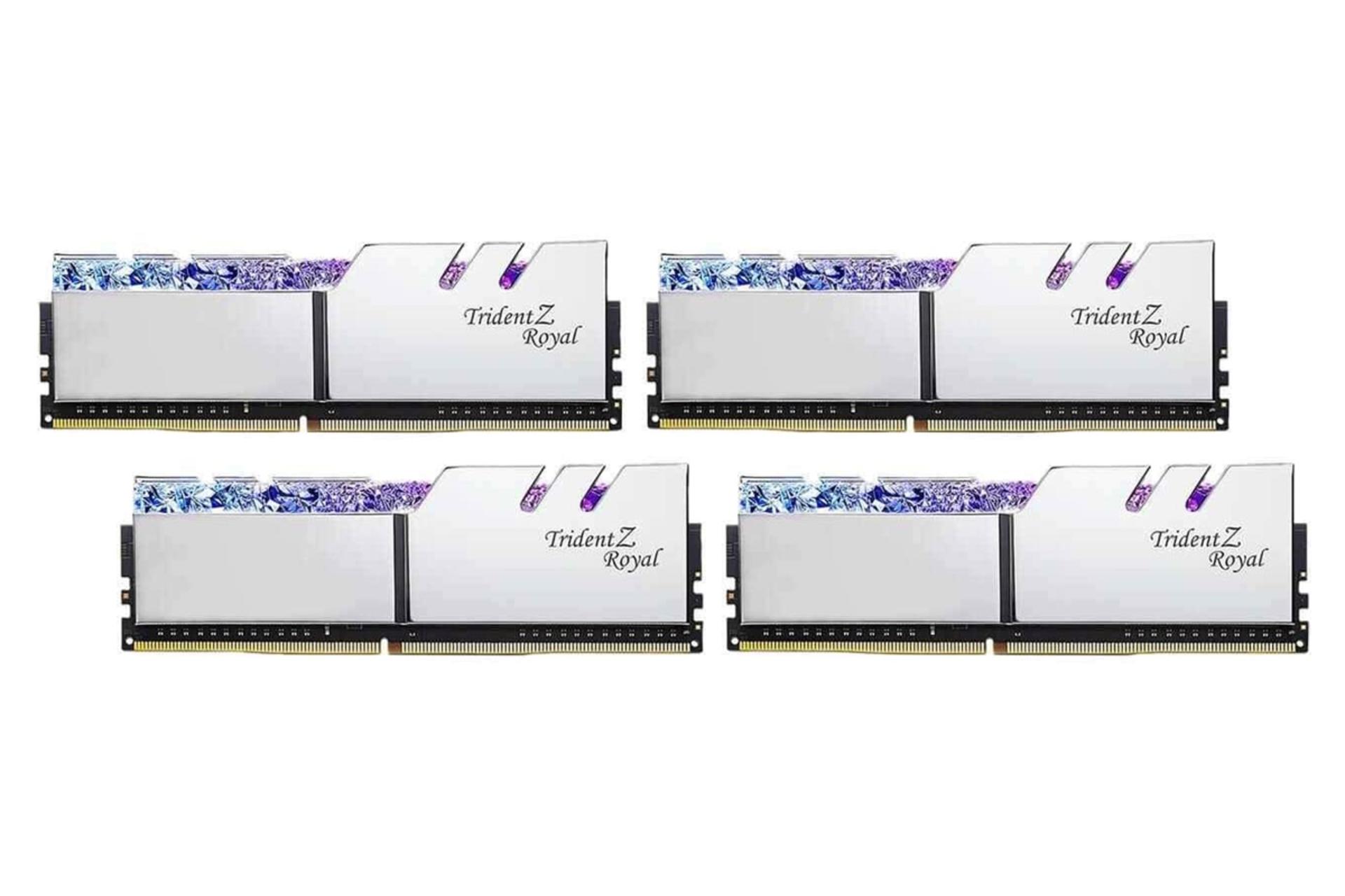 رم جی اسکیل Trident Z Royal ظرفیت 128 گیگابایت (4x32) از نوع DDR4-3200