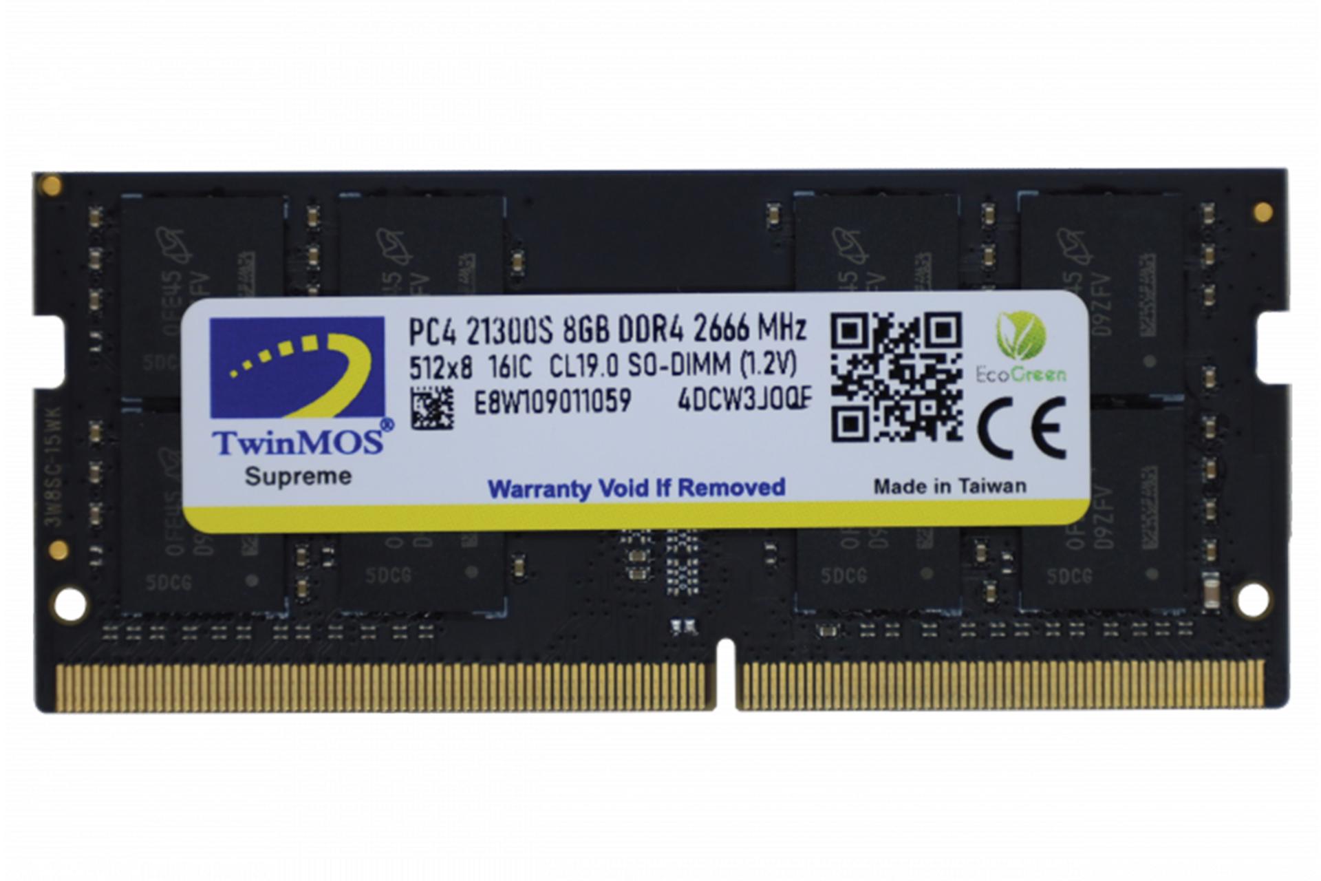رم توین موس MDD48GB2666N ظرفیت 8 گیگابایت از نوع DDR4-2666