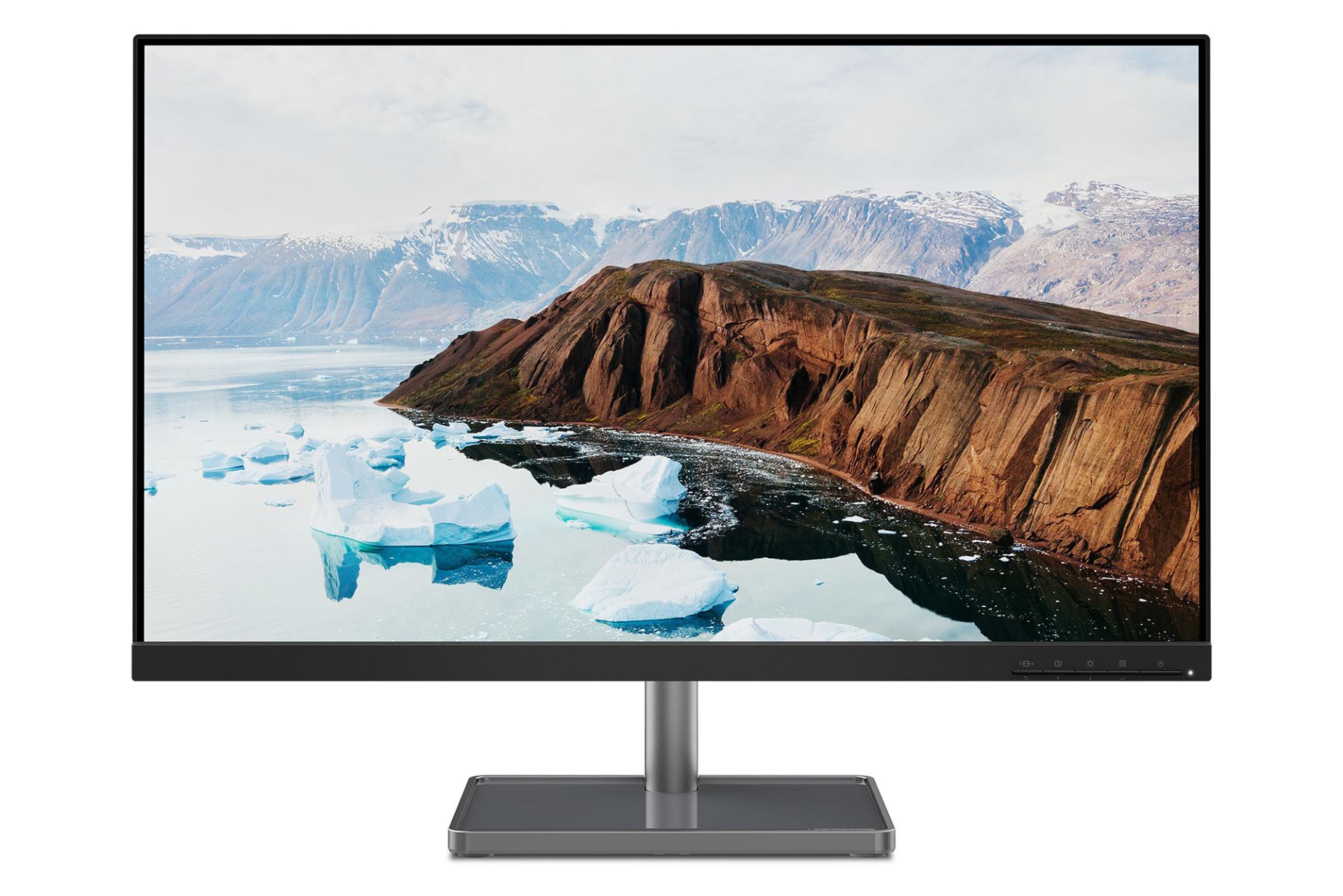 نمای روبروی مانیتور لنوو 27 اینچ مدل L27m-30