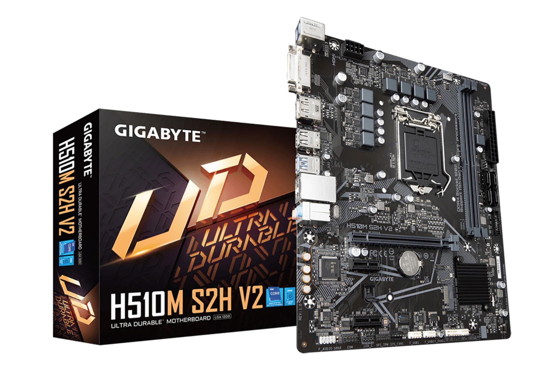 جعبه مادربرد گیگابایت GIGABYTE H510M S2H V2 (rev. 1.0)