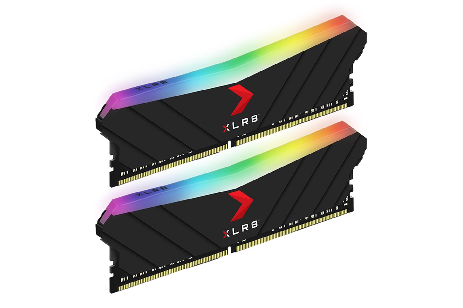 نمای کناری رم پی ان وای PNY XLR8 Gaming EPIC-X RGB DDR4-4000 CL18