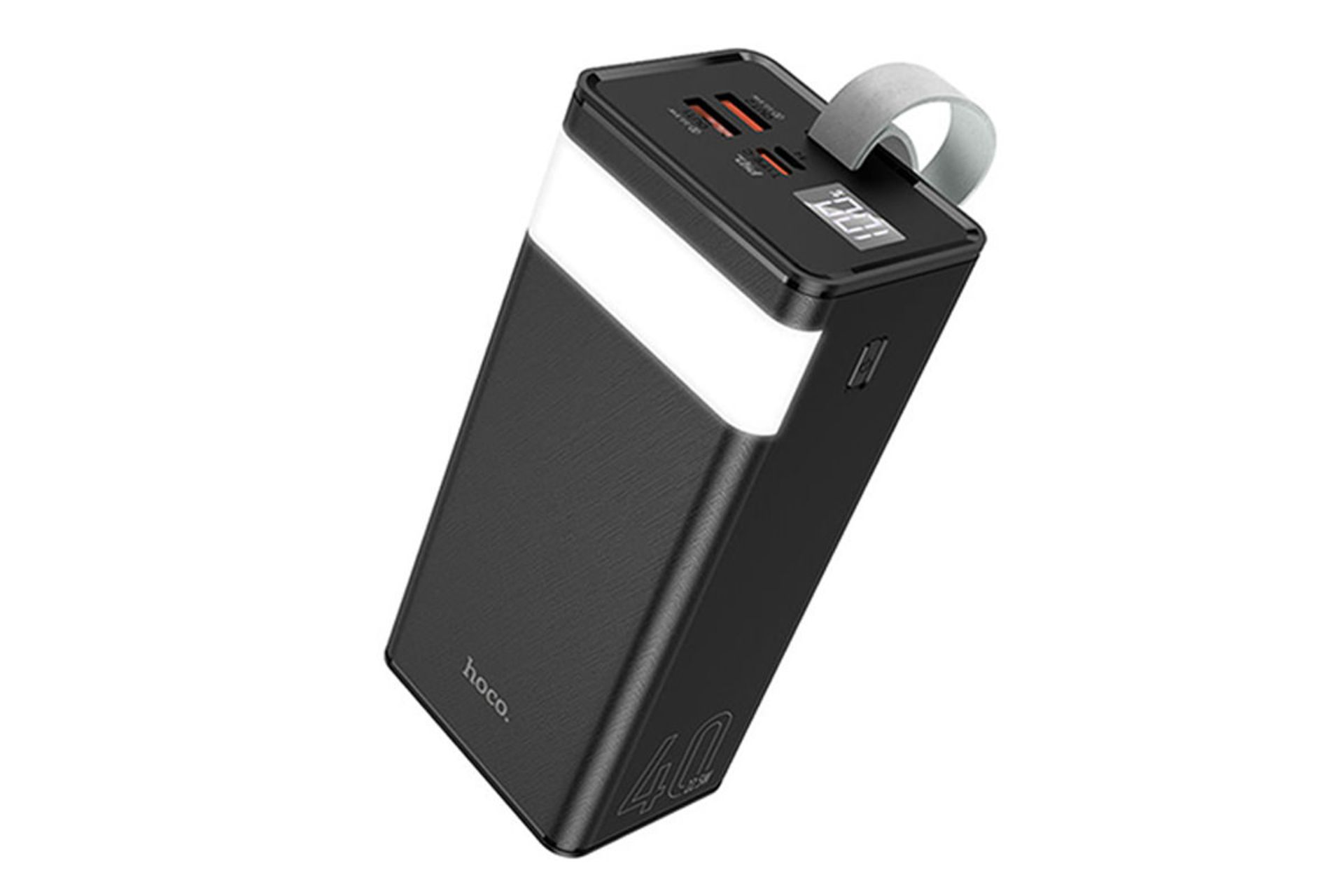 نمای روبرو پاوربانک هوکو J86 Powermaster با ظرفیت 40000 میلی‌آمپر ساعت