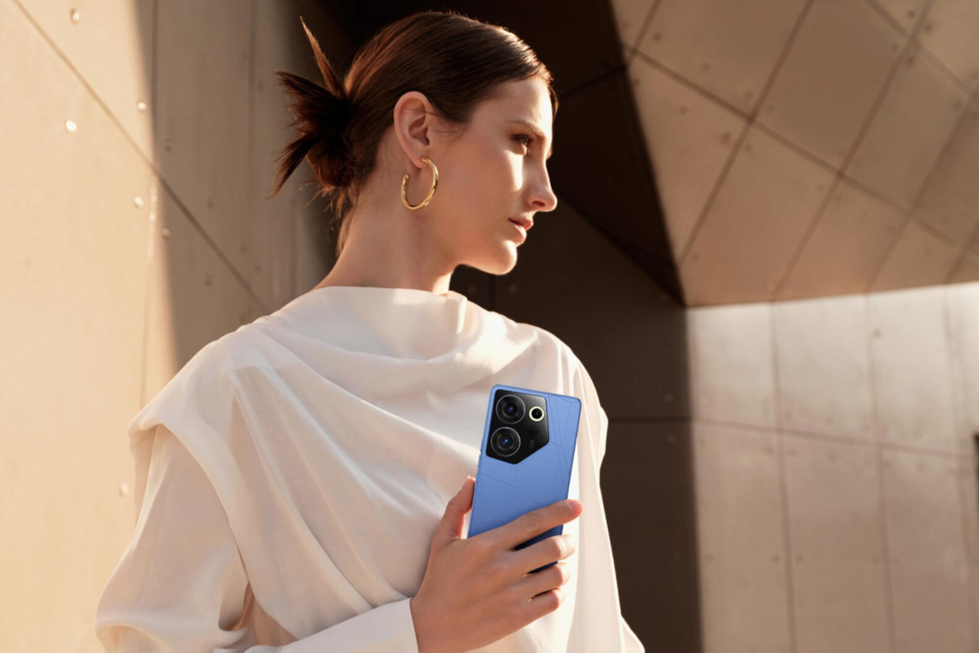 کاربری گوشی موبایل تکنو Tecno Camon 20 Premier آبی