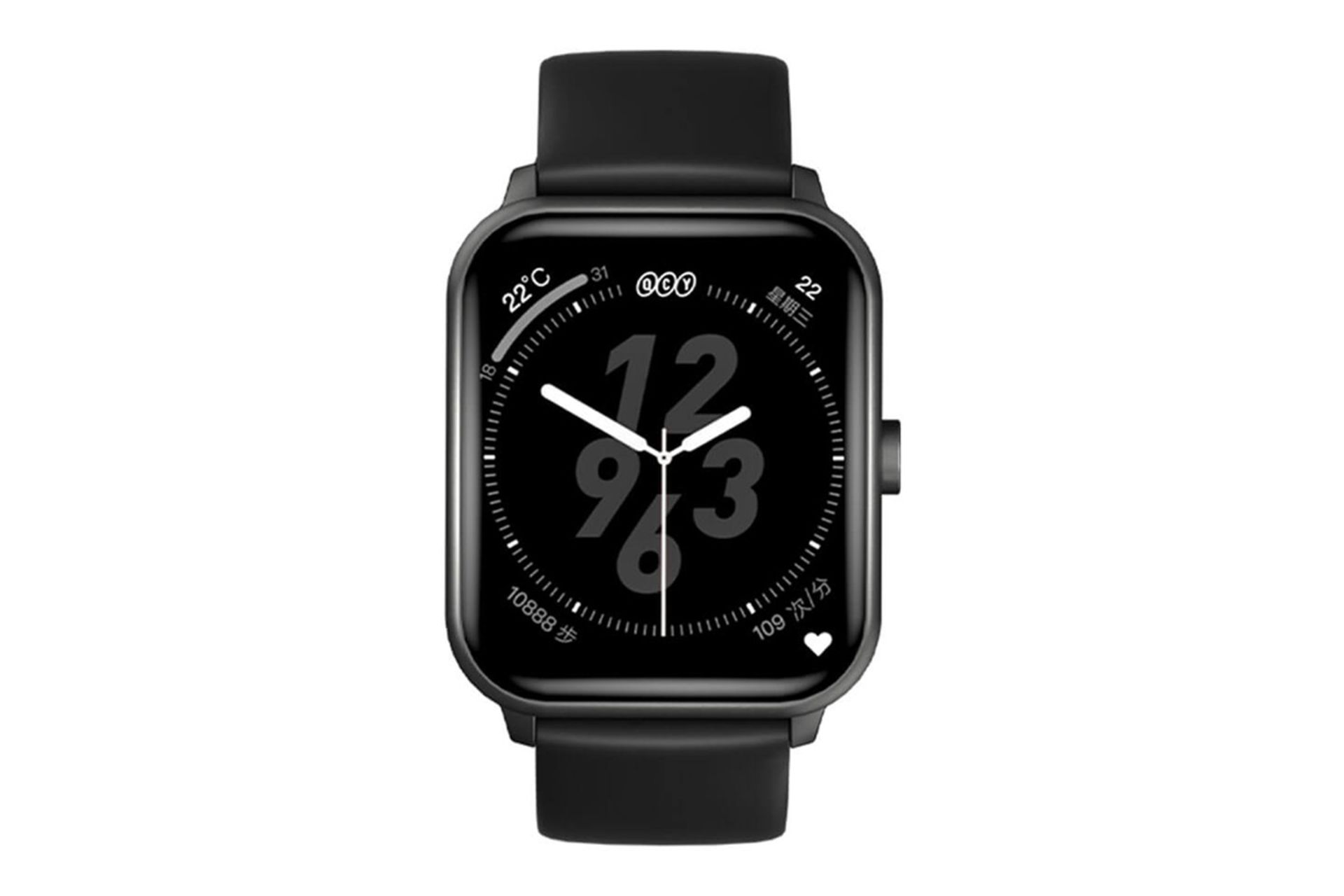 نمای جلوی ساعت هوشمند کیو سی وای QCY GTS